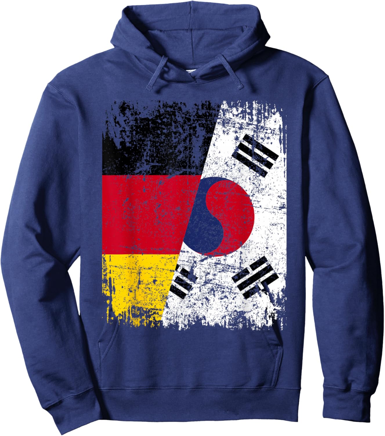SÜDKOREA DEUTSCHLAND Flagge | Damen Herren Kinder | Südkorea Hoodie - Hoodie | Navy