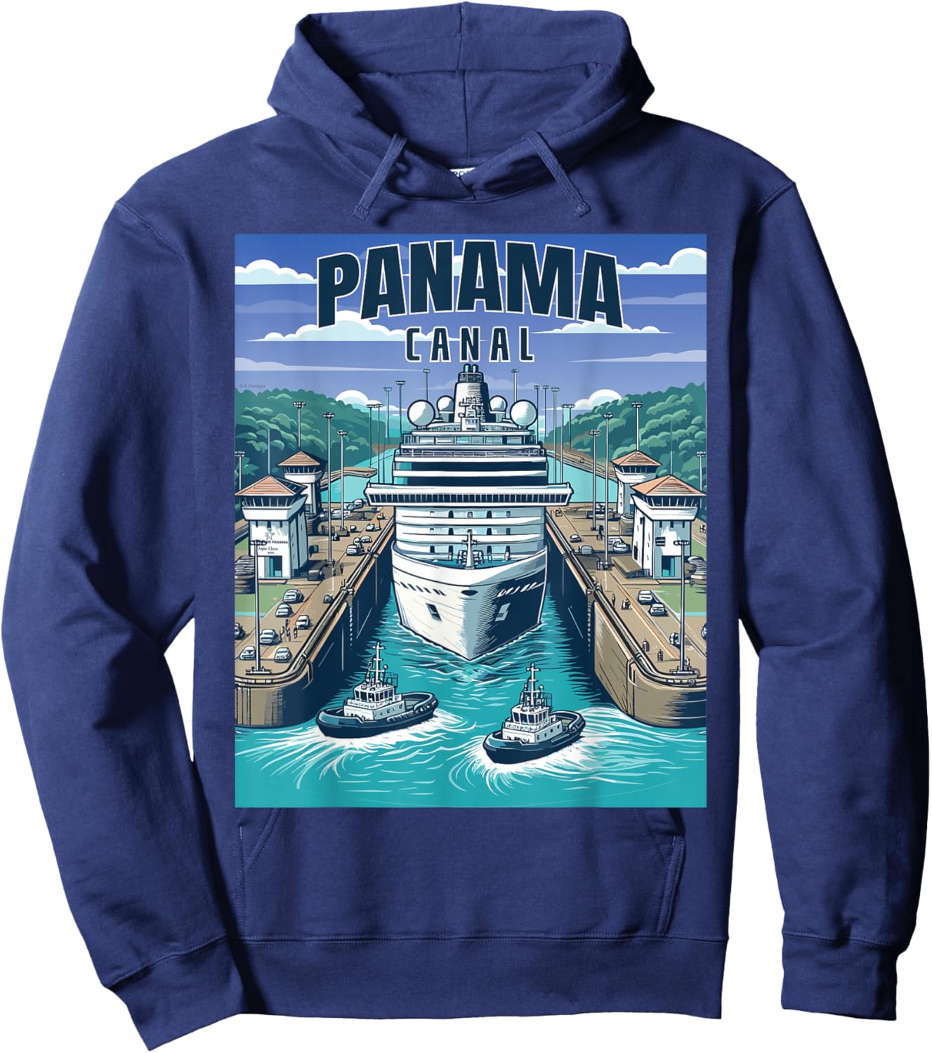 Panama Canal Panama Trip - Panama Canal Cruise Souvenir Hoodie - Hoodie | Navy