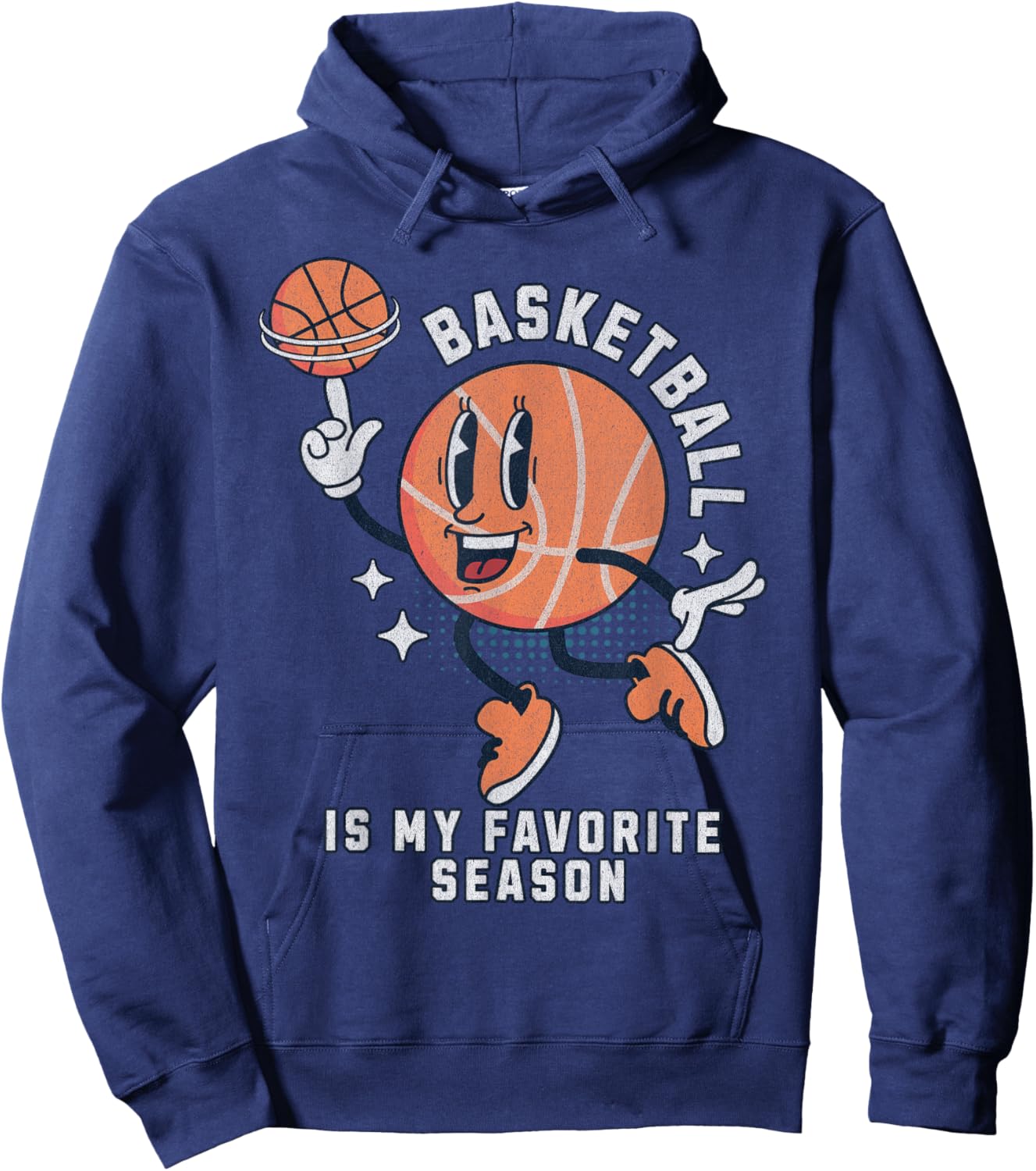 Basketball is My Favorite Season Hoodie - Hoodie | Navy