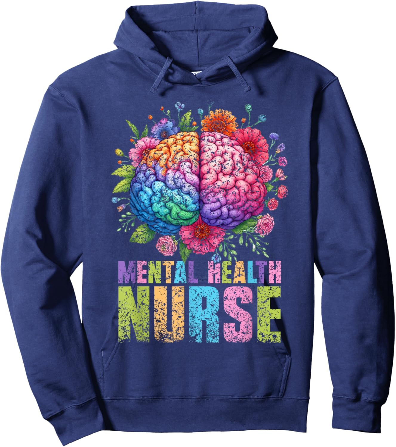 Mental Health Nurse Nursing Psychiatry Psychiatric Nurse Hoodie - Hoodie | Navy