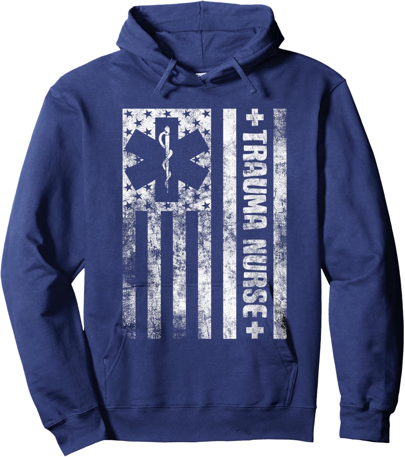 Emergency Department ICU Nurses Medical Care ER Trauma Nurse Hoodie - Hoodie | Navy