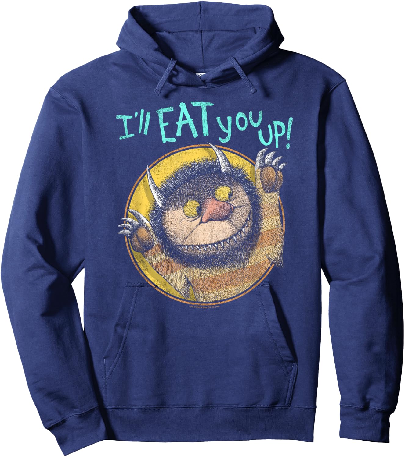 Where the Wild Things Are Eat Hoodie - Hoodie | Navy
