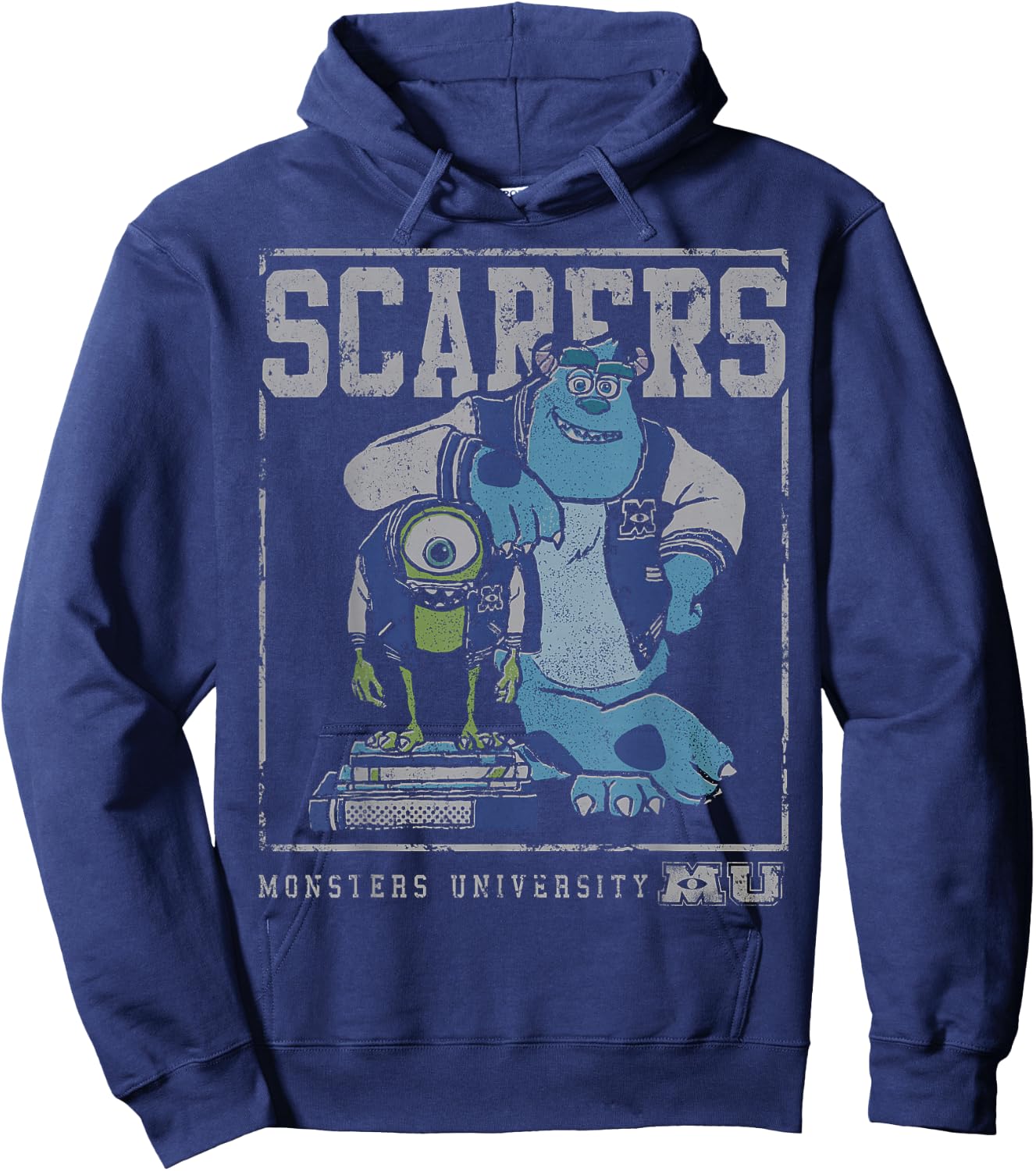 Disney Pixar Monsters University Mike And Sully Scarers Hoodie - Hoodie | Navy
