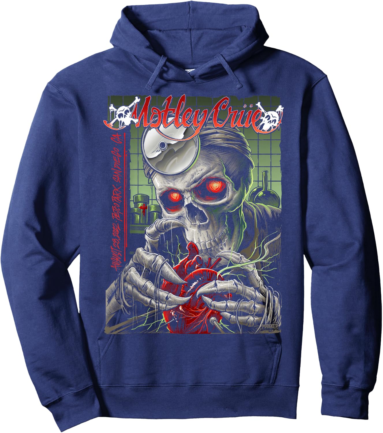 Mötley Crüe - The Stadium Tour San Diego Hoodie - Hoodie | Navy