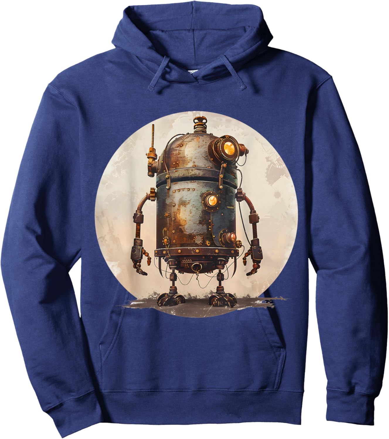 Technology Robotics Design , Small, Black Hoodie - Hoodie | Navy
