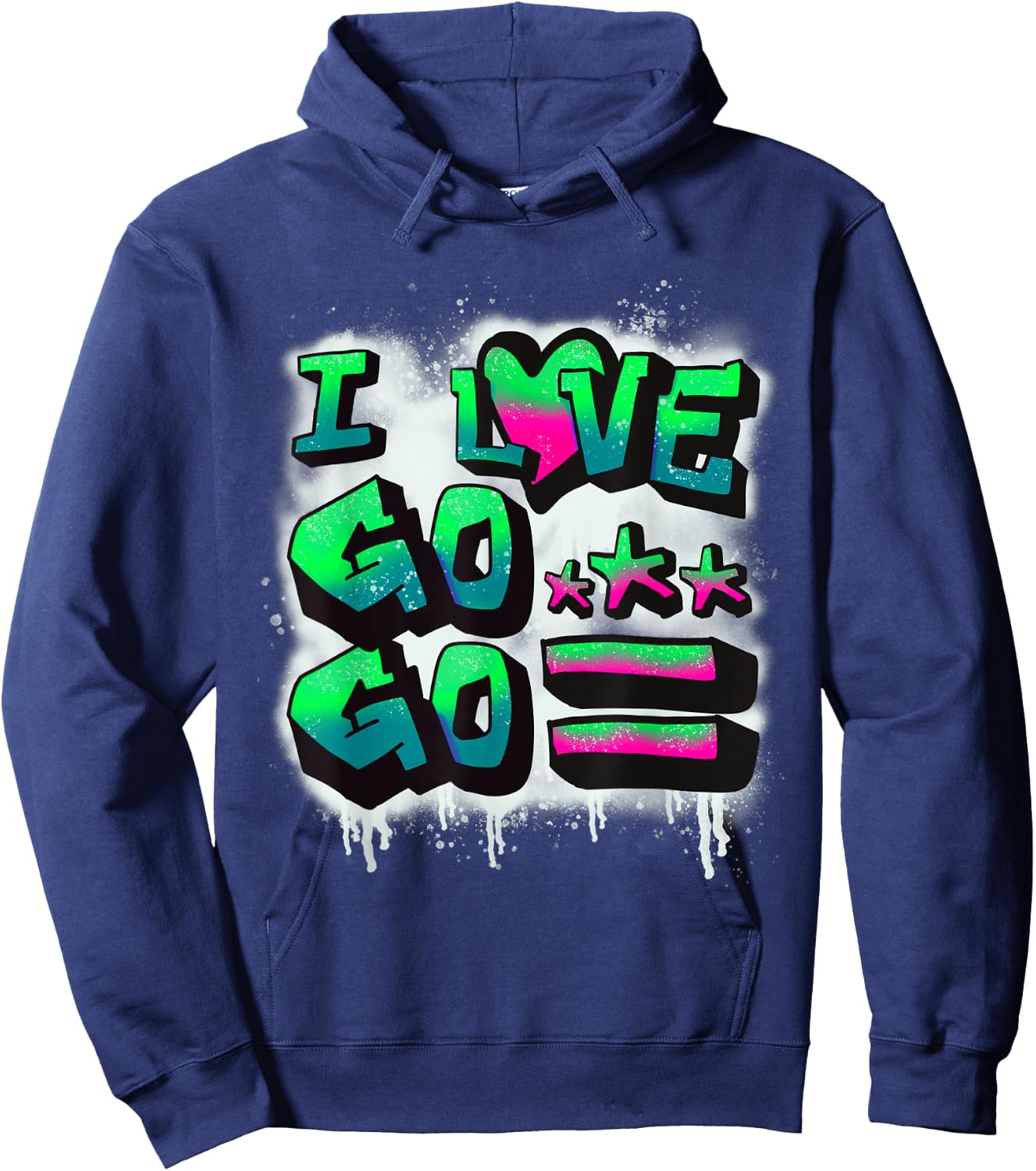 D.C. I Love Go-Go Music Gift kids and adults Hoodie - Hoodie | Navy