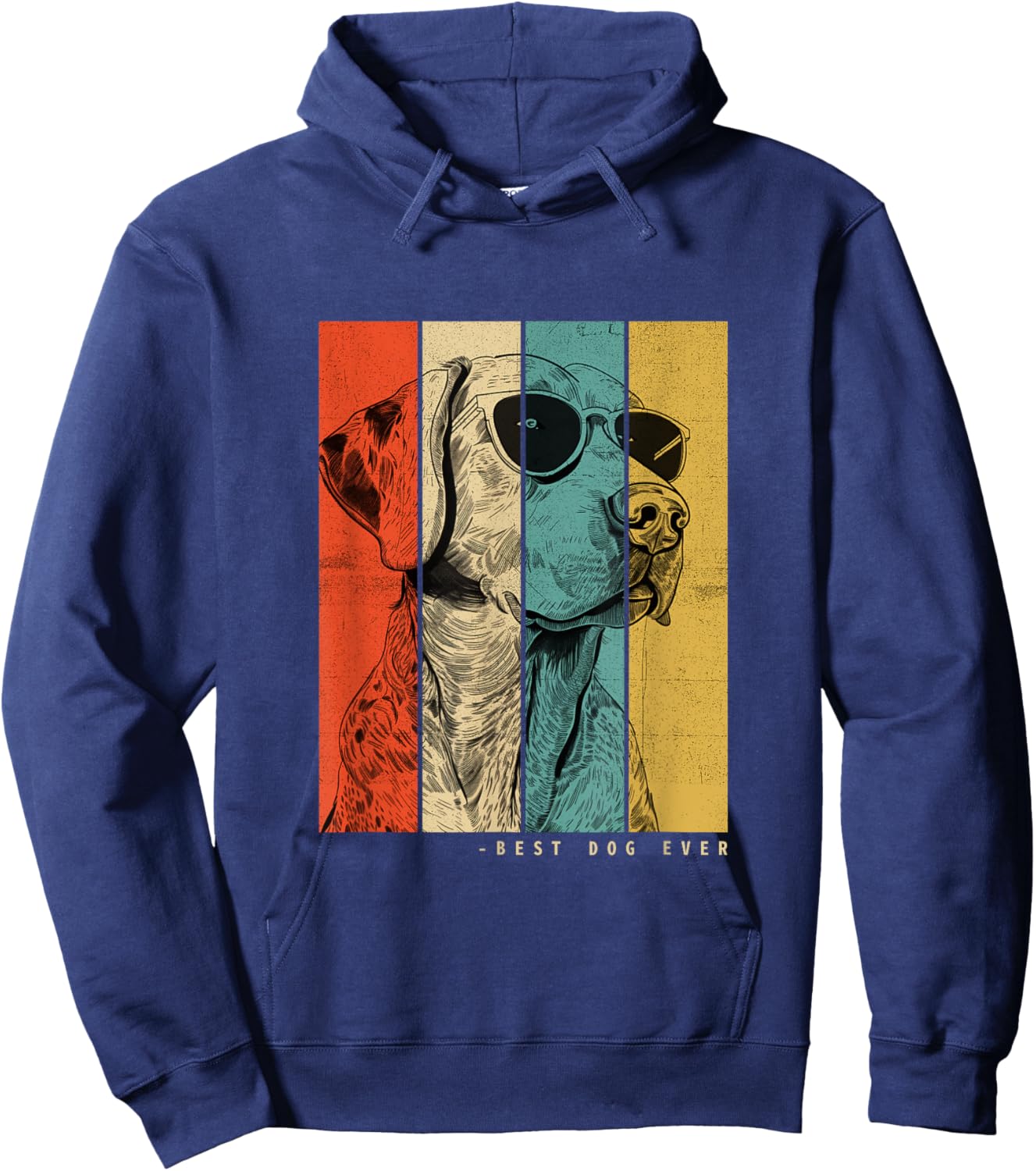 Vintage Catahoula Leopard Dog Mom Dad Kids Men Women Hoodie - Hoodie | Navy