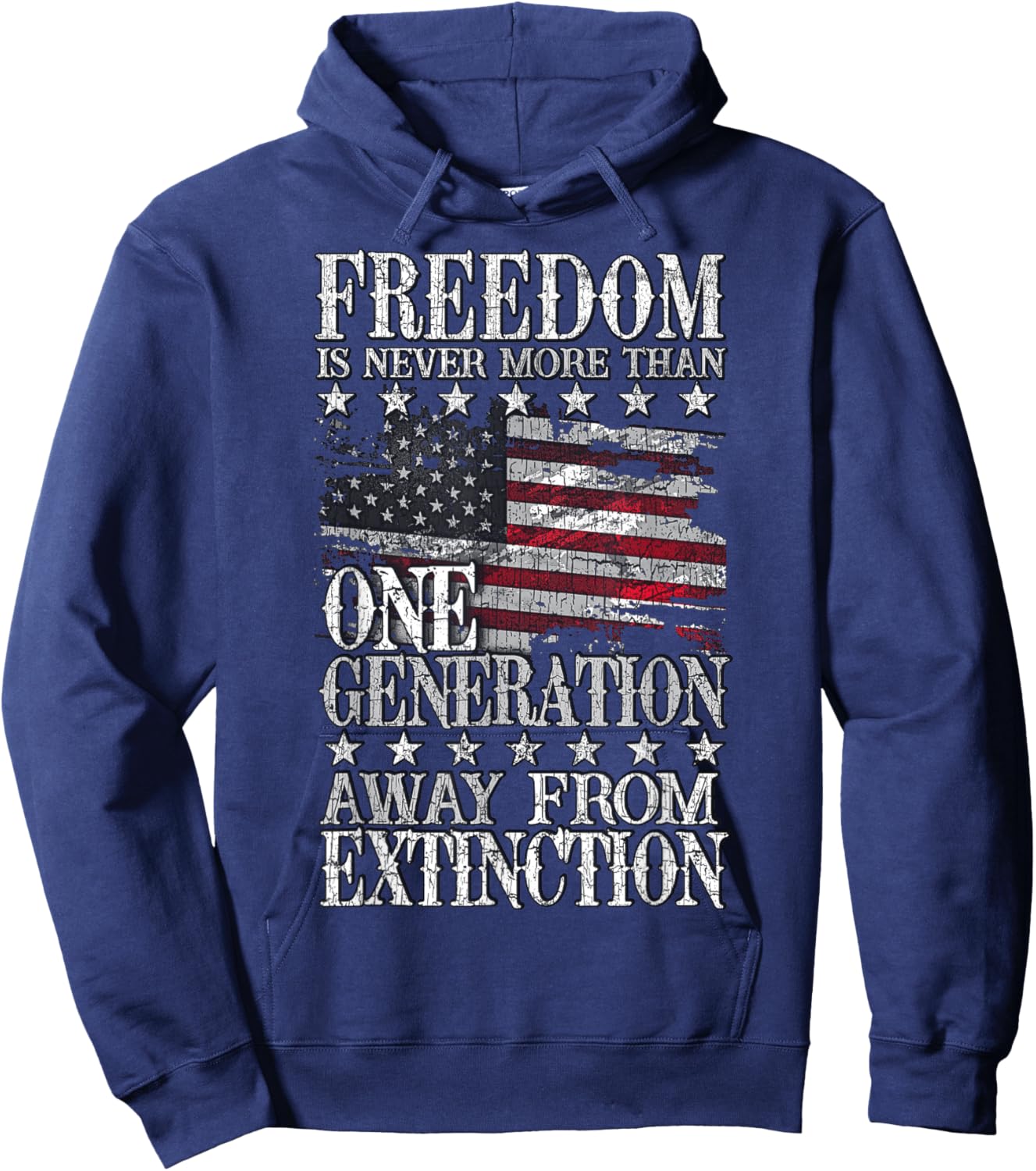 Freedom: One Generation From Extinction Hoodie - Hoodie | Navy