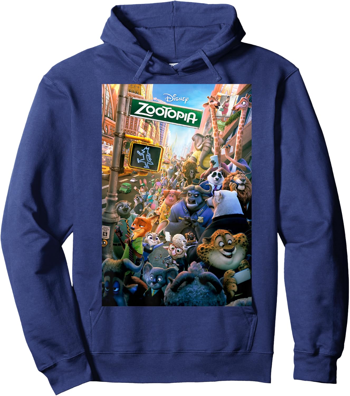 Disney Zootopia Poster Hoodie - Hoodie | Navy