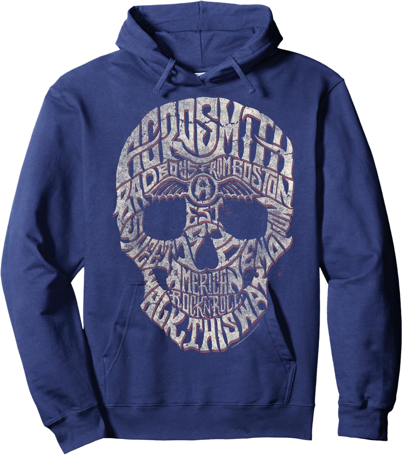 Aerosmith -Youth Black Hoodie - Hoodie | Navy