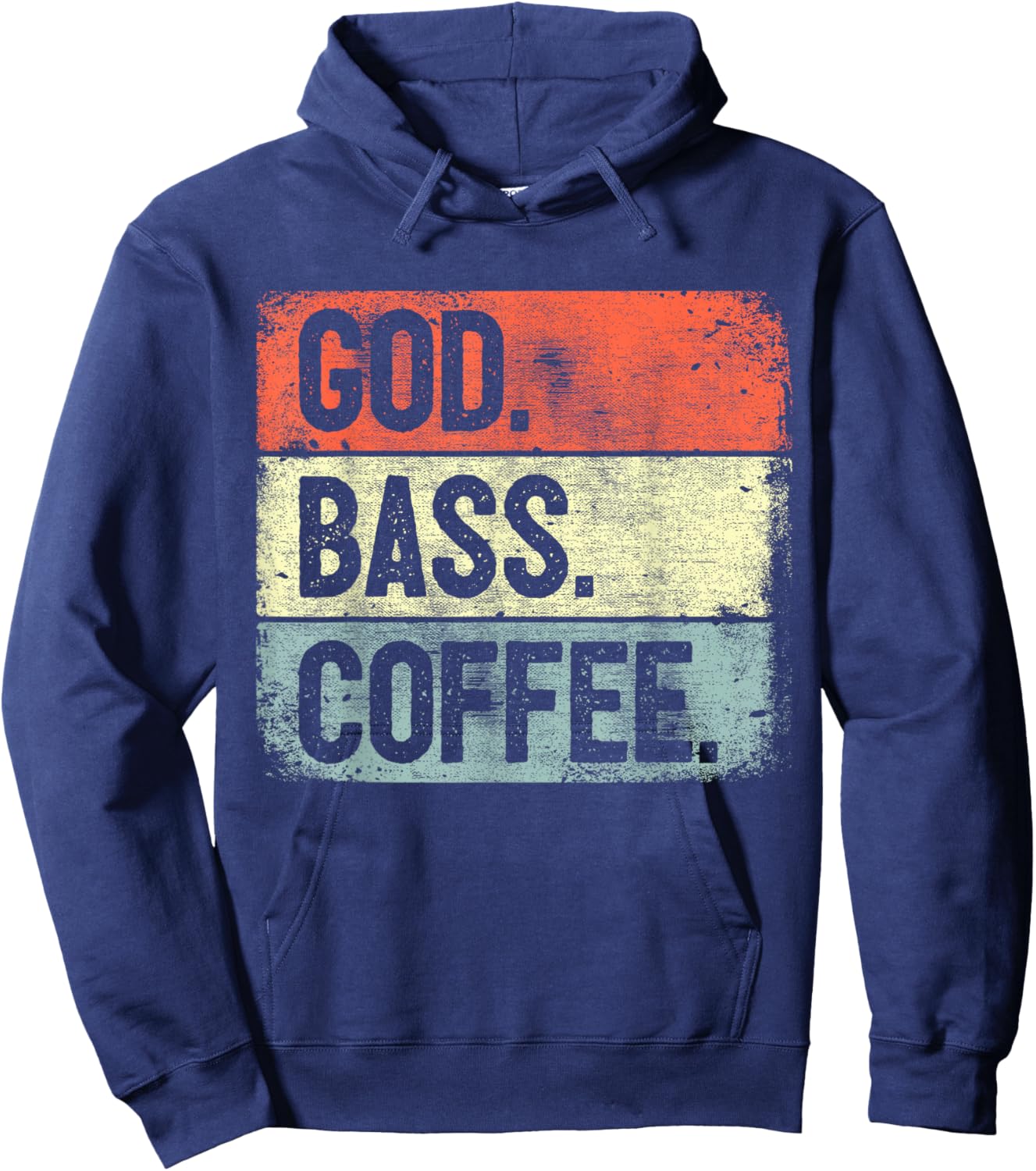 Christian Bassist Jesus Bass Worship Bass Player Hoodie - Hoodie | Navy