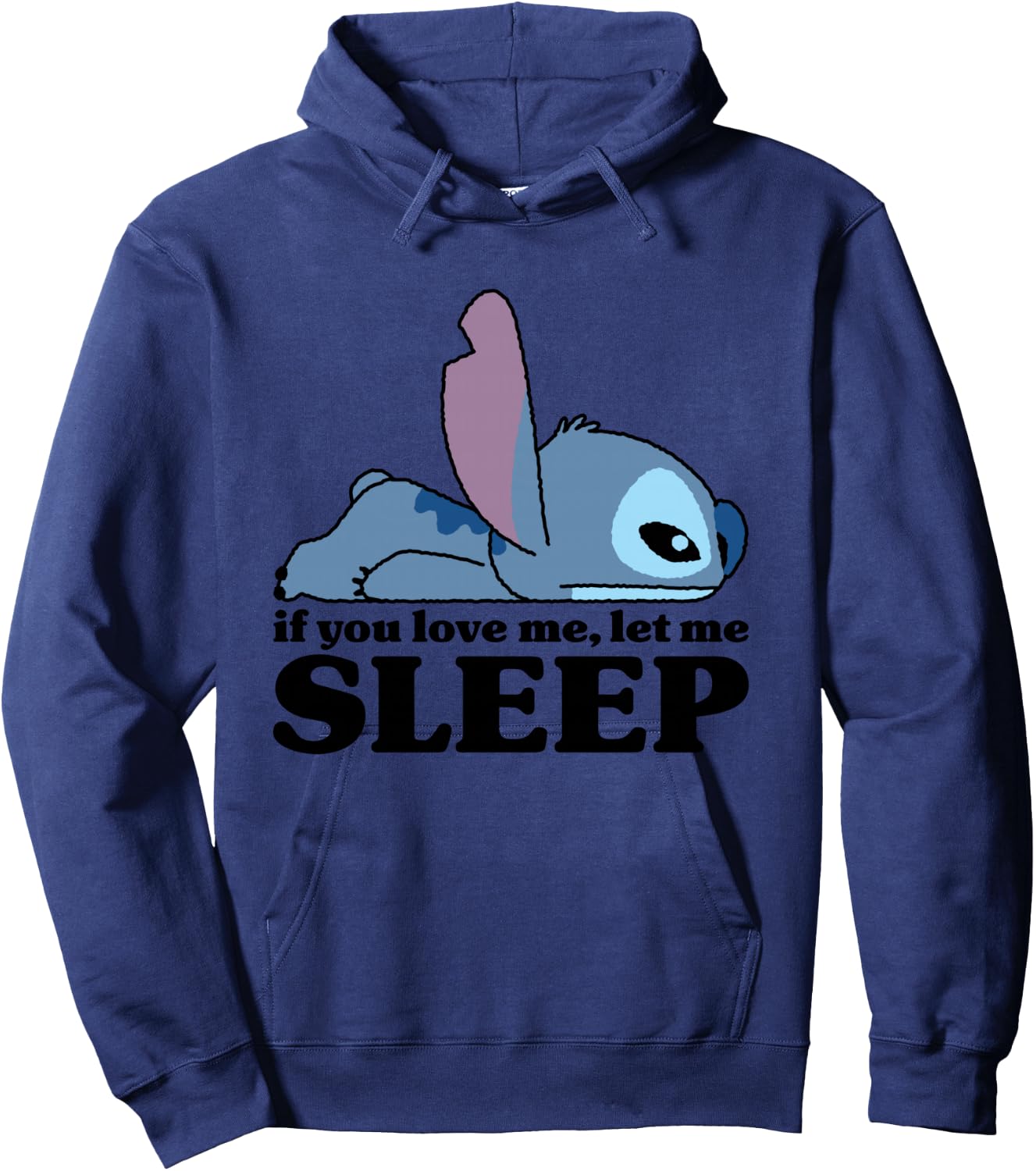 Lilo & Stitch - Sleepy Stitch Hoodie - Hoodie | Navy