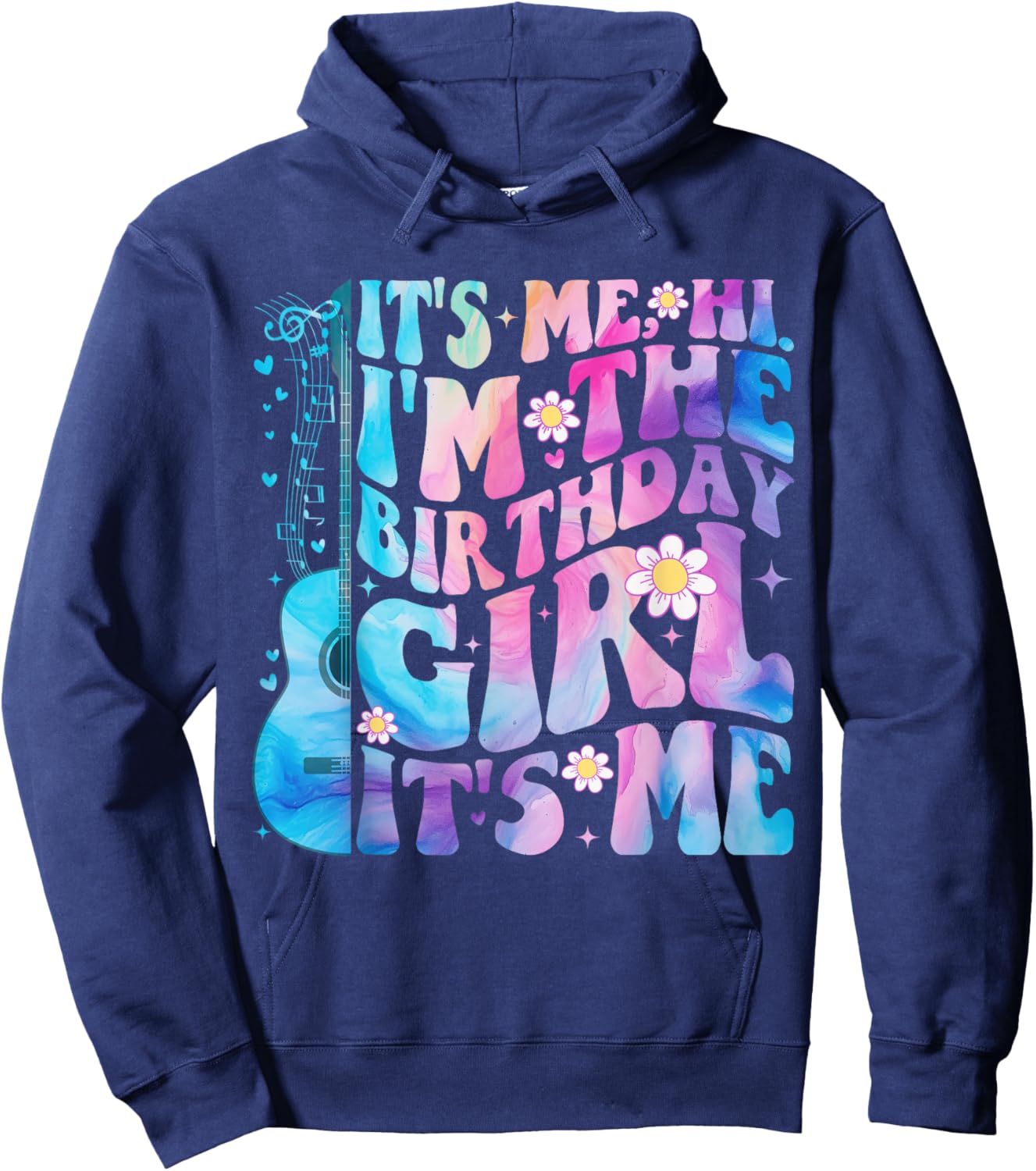 Its Me Hi I'm The Birthday Girl It's Me TAYLOR Birthday Girl Hoodie - Hoodie | Navy