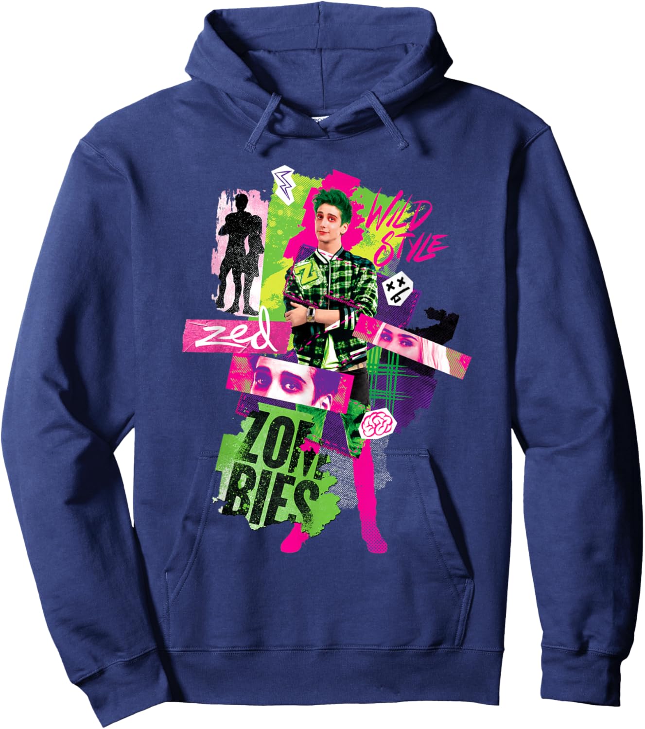 Disney Channel Zombies 3 Zed Wild Style Z-O-M-B-I-E-S 3 Hoodie - Hoodie | Navy