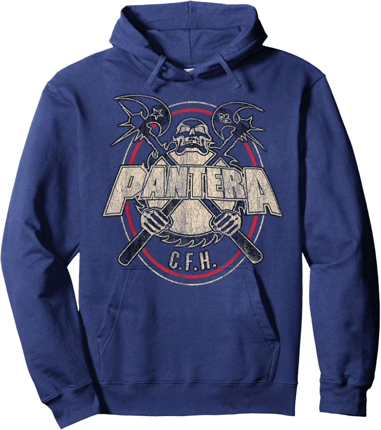 Official Pantera C.F.H. Black Hoodie - Hoodie | Navy