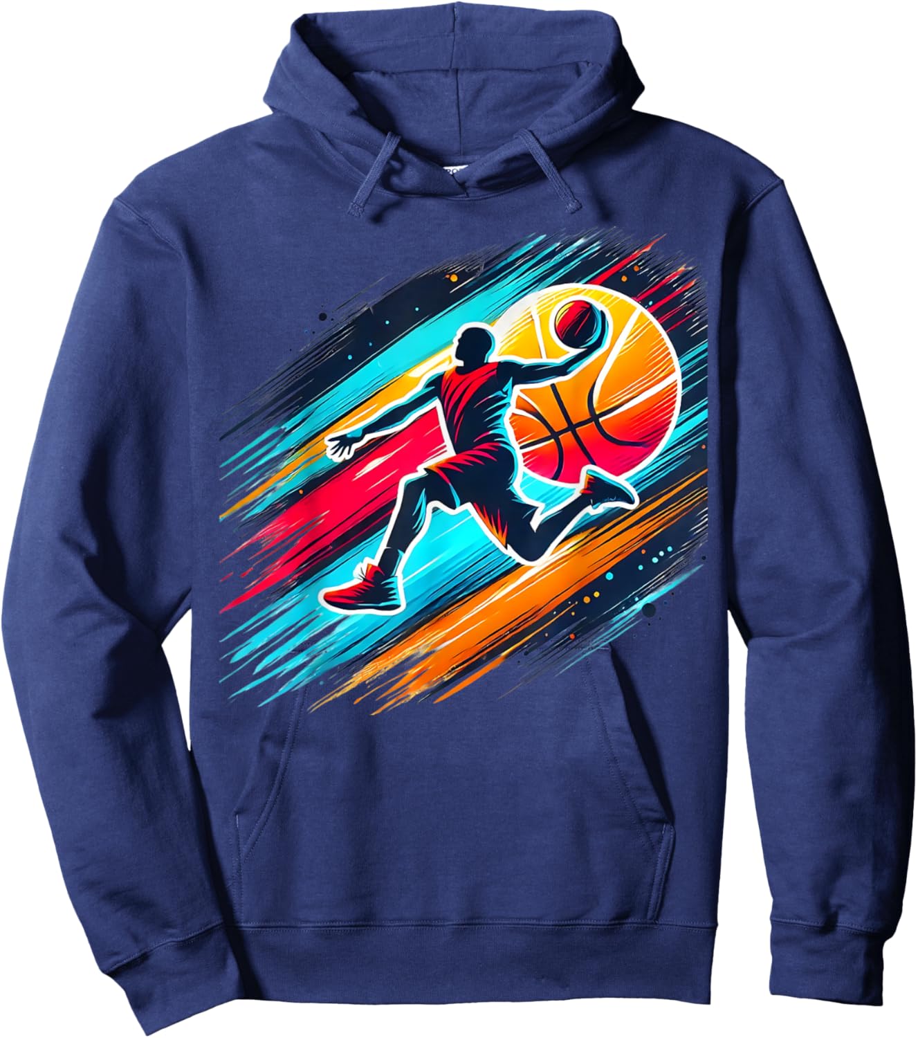 Cool Boys Basketball Shirts Men Kids Boys 10-12 12-14 Gifts Hoodie - Hoodie | Navy