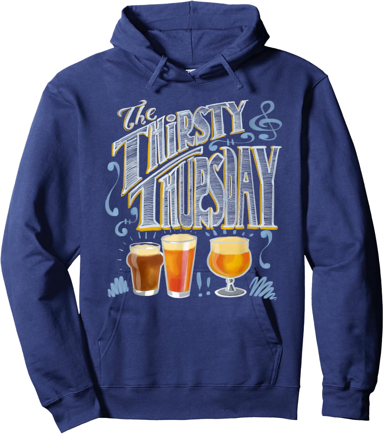 The Thirsty Thursday beer Hoodie - Hoodie | Navy