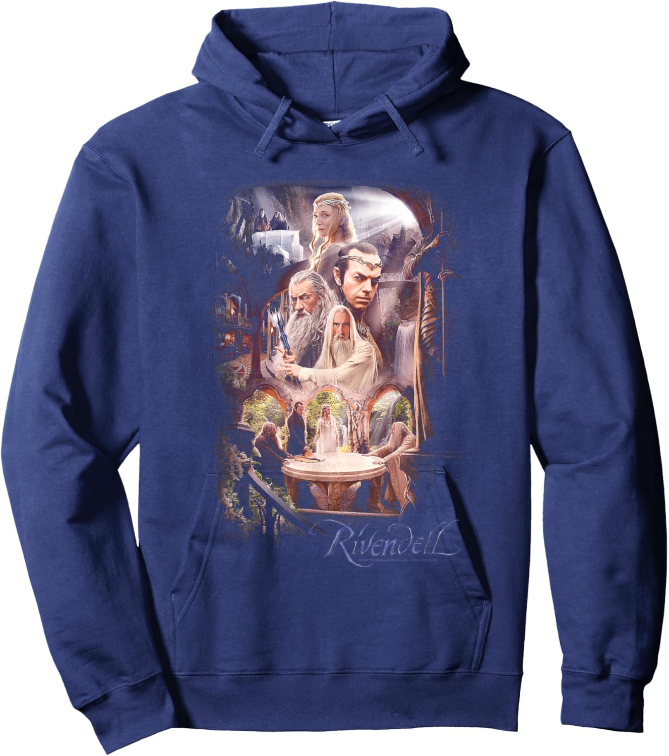The Hobbit Rivendell Hoodie - Hoodie | Navy