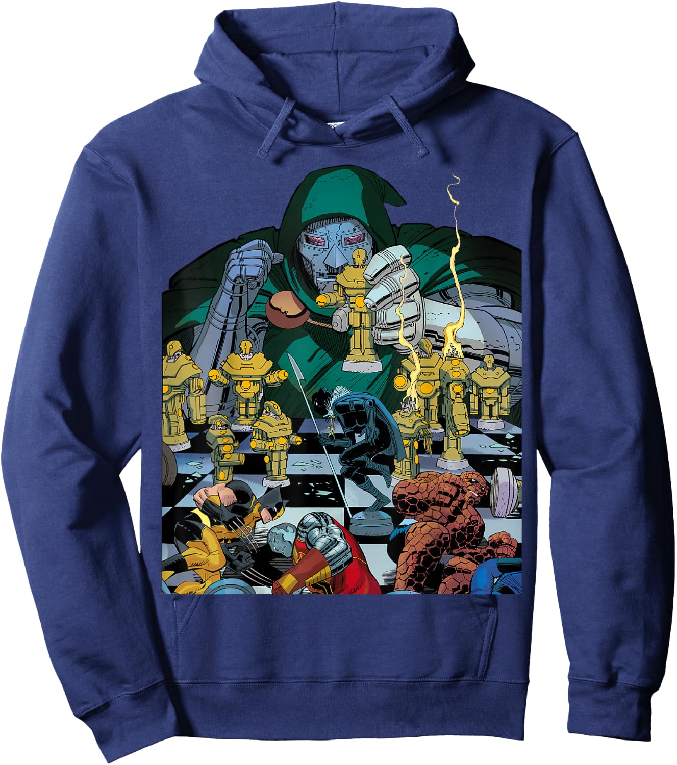 Marvel Doctor Doom Doomwar #3 Comic Cover Hoodie - Hoodie | Navy
