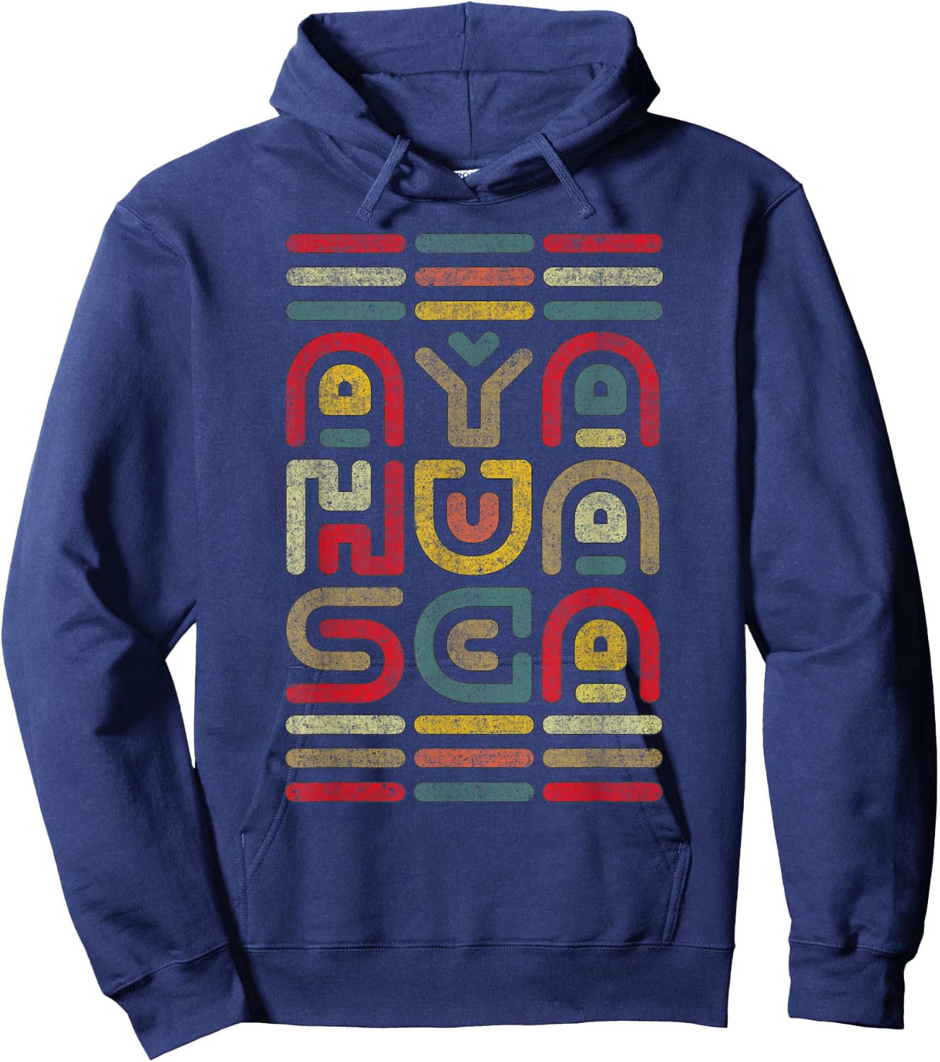Ayahuasca Shaman - Plant Medicine of Peru, Brazil Rainforest Hoodie - Hoodie | Navy