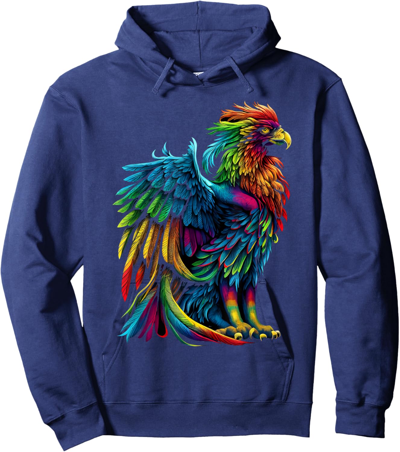 Rainbow Griffin Hoodie - Hoodie | Navy