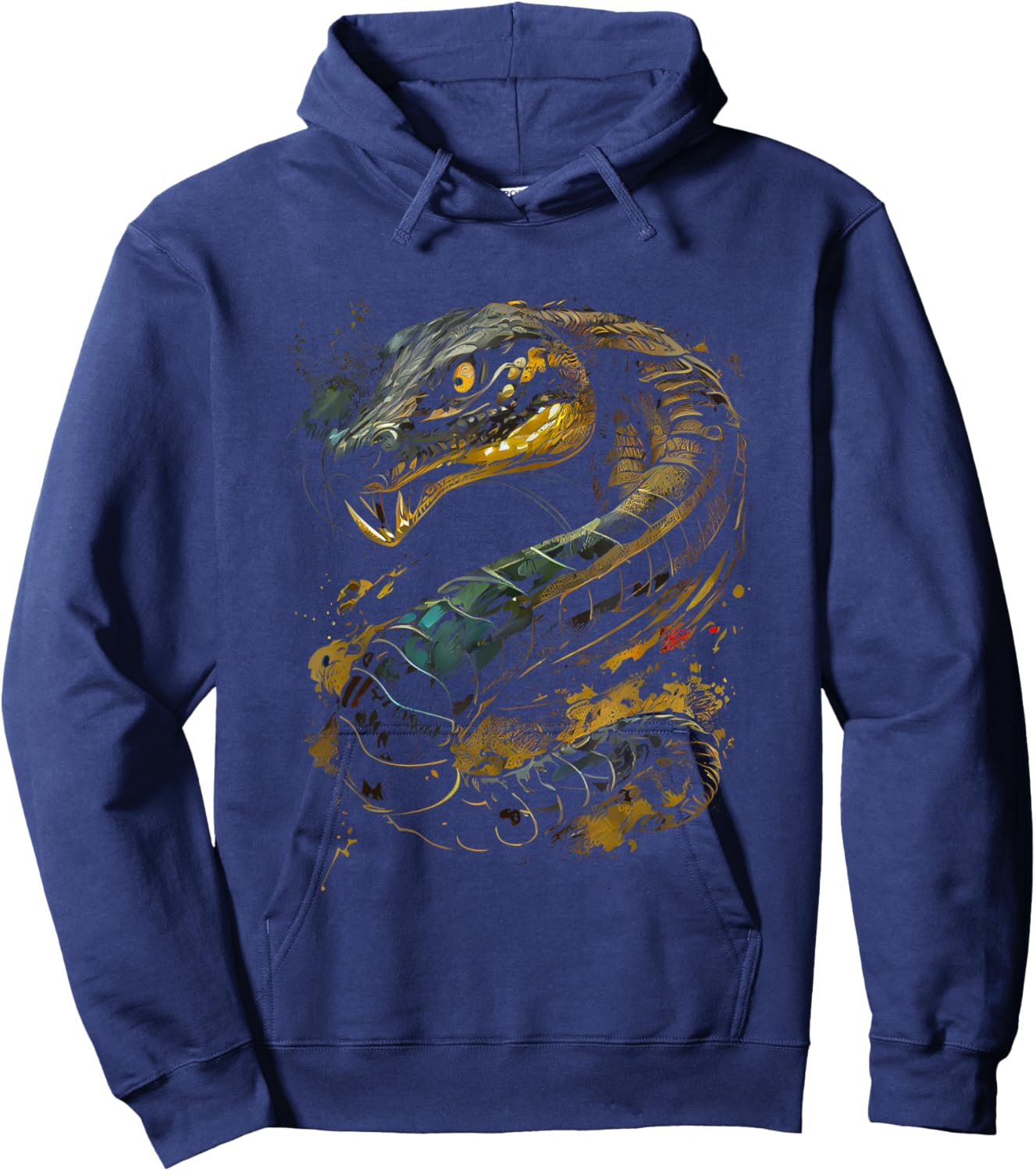 King Cobra snake safari animal favorite Cobra fan Hoodie - Hoodie | Navy