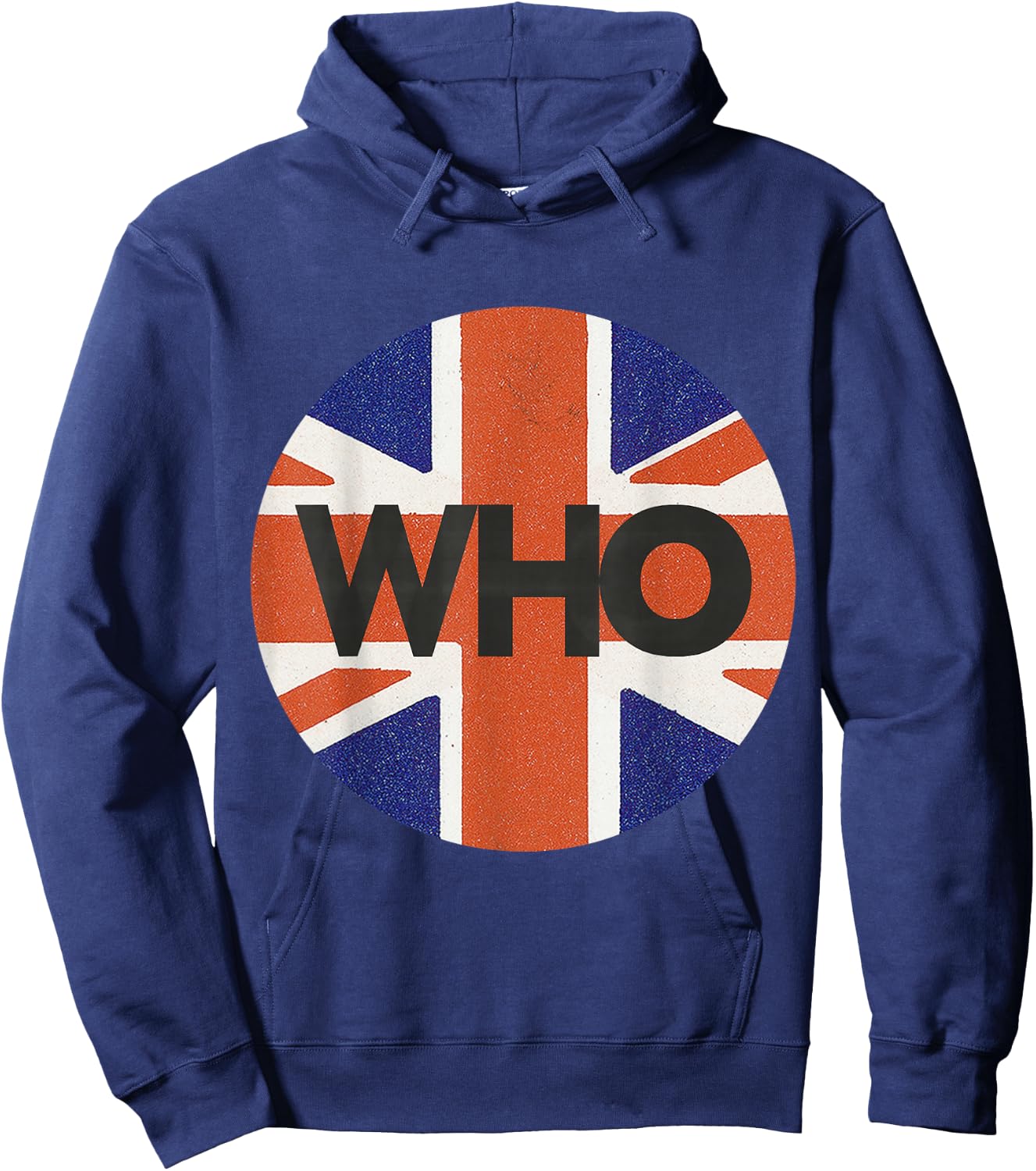 The Who Official 2019 Who Album Union Jack Circle Hoodie - Hoodie | Navy