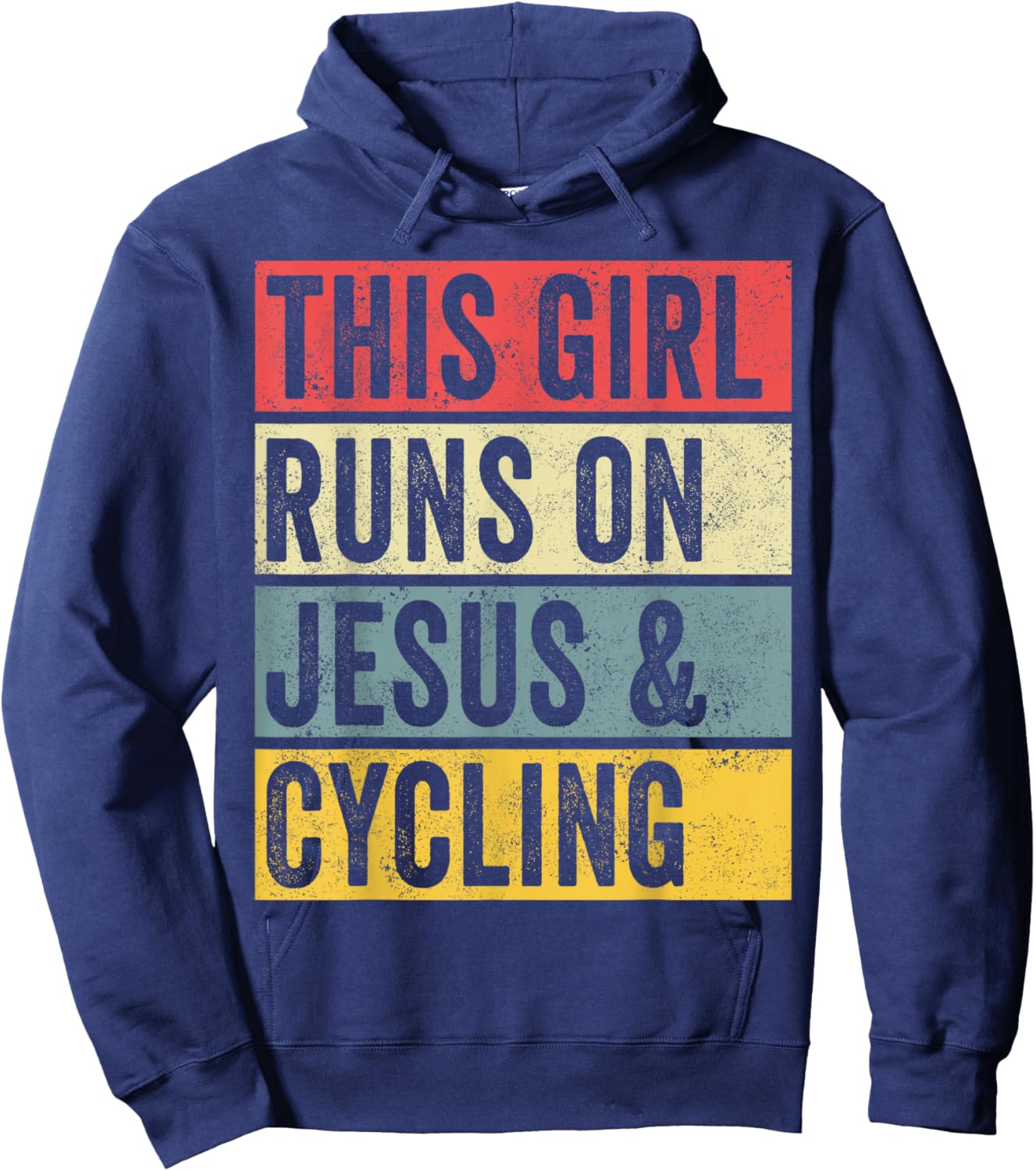 Funny Cycling Jesus Dogs And Cycling Biker Spin Mount Hoodie - Hoodie | Navy