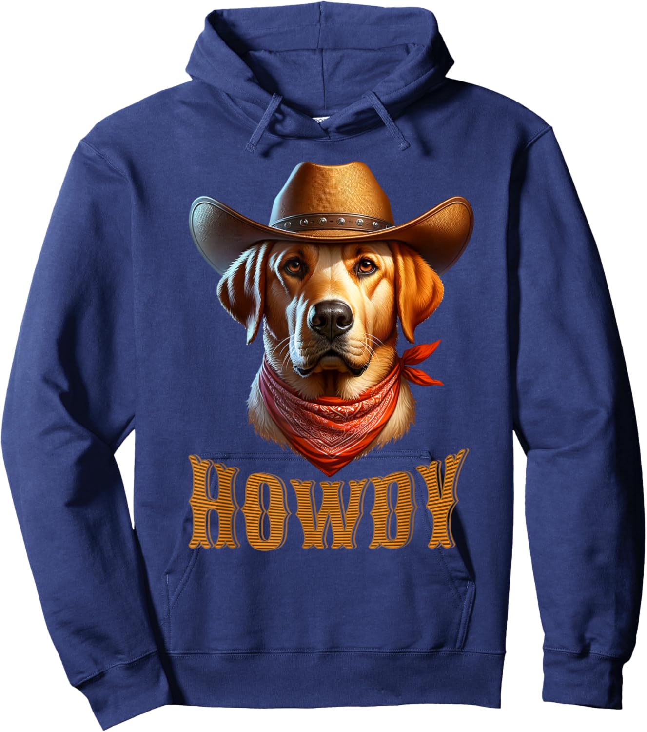 Dog Lover Cowboy Cowgirl Howdy Dog Lover Hoodie - Hoodie | Navy