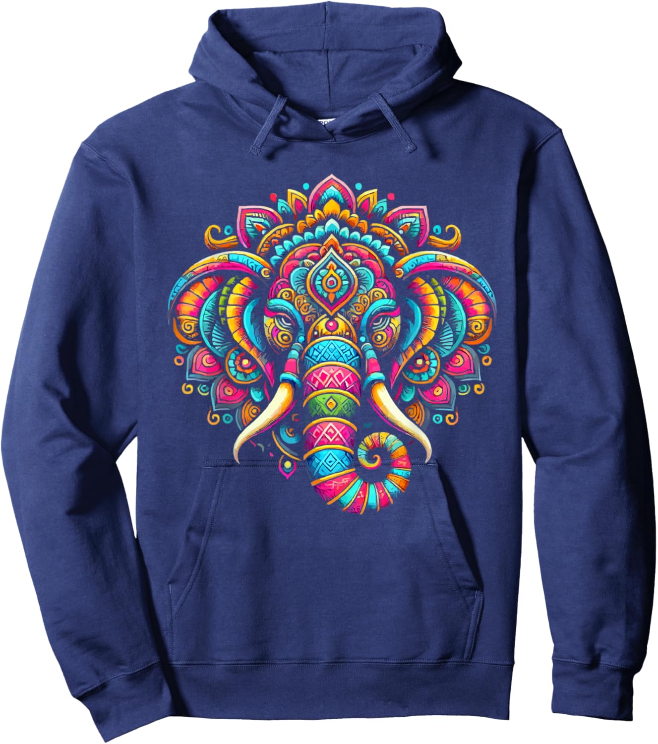 Ganesh Chaturthi Hindu Festival Elephant Lord Ganesha Hoodie - Hoodie | Navy
