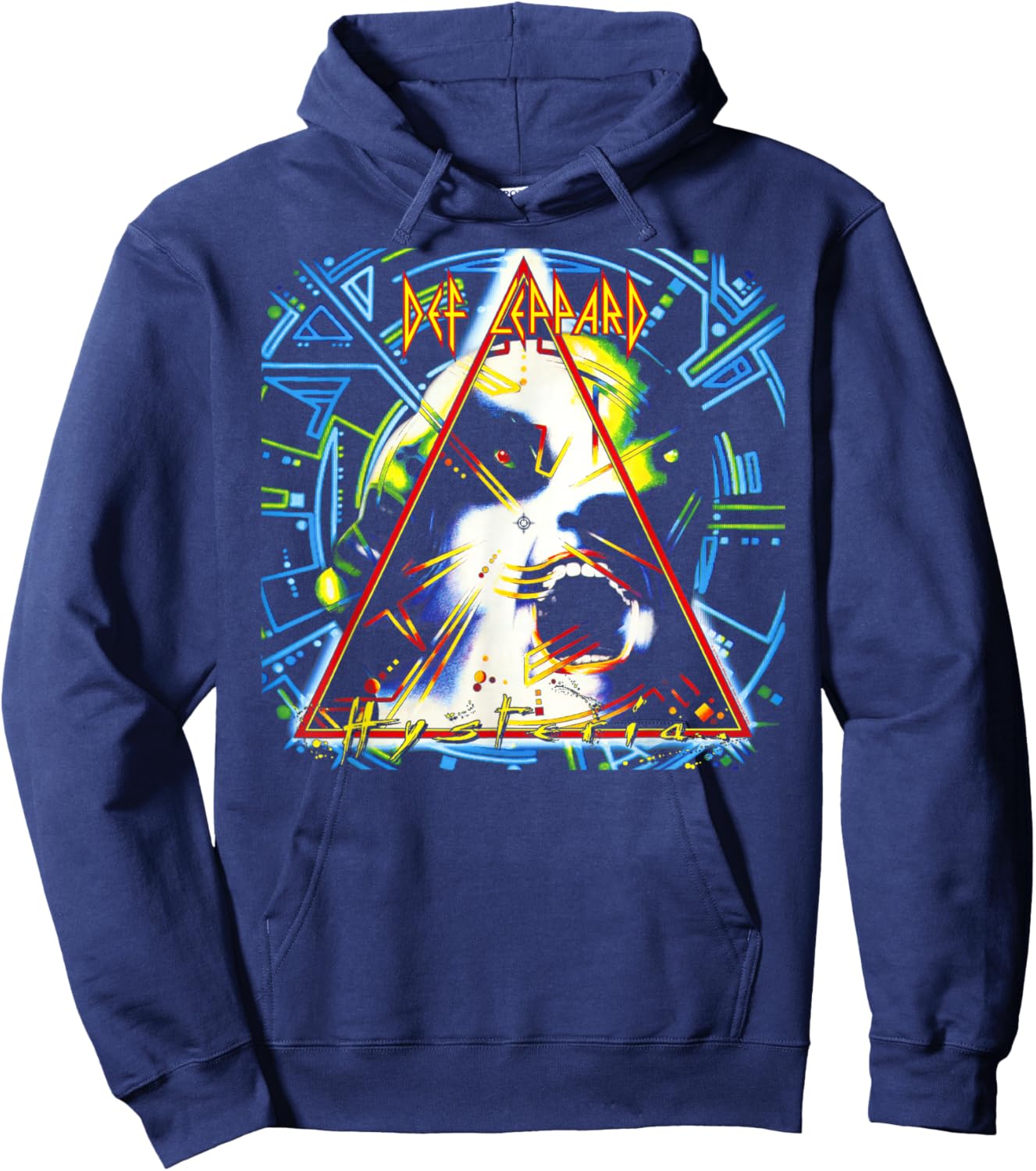 Def Leppard - Hysteria Hoodie - Hoodie | Navy