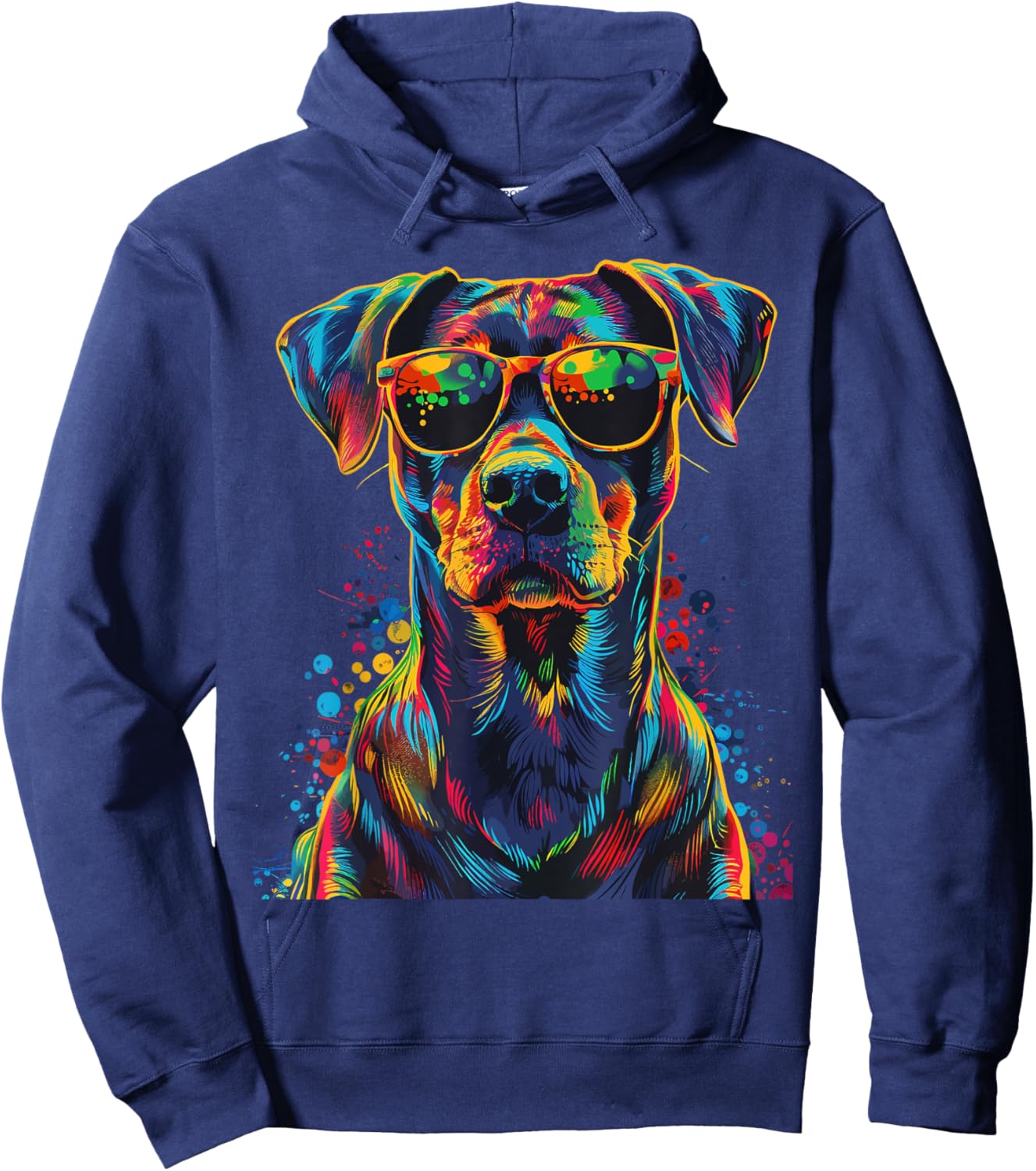 Catahoula Lovers Design Pop Art Funny Catahoula Leopard Dog Hoodie - Hoodie | Navy
