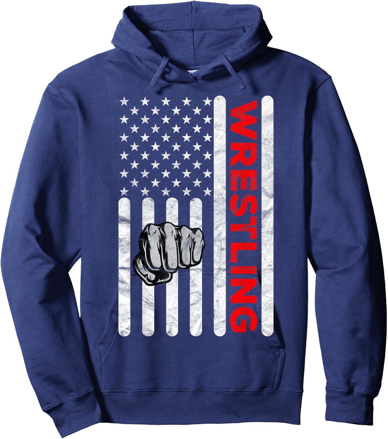 Wrestling Gifts Boys Girls Training Sports Team Cool Teen Hoodie - Hoodie | Navy