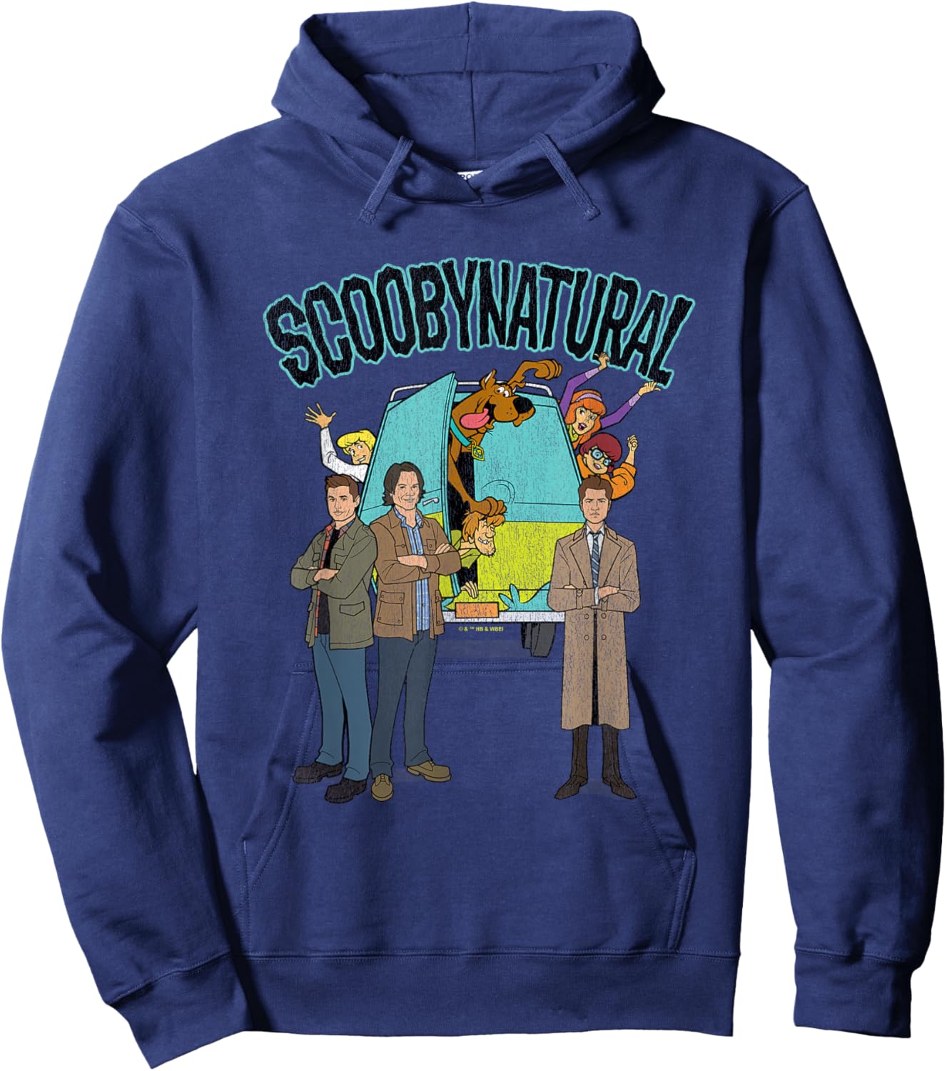 Scooby-Doo Scoobynatural Supernatural Mystery Ride Hoodie - Hoodie | Navy