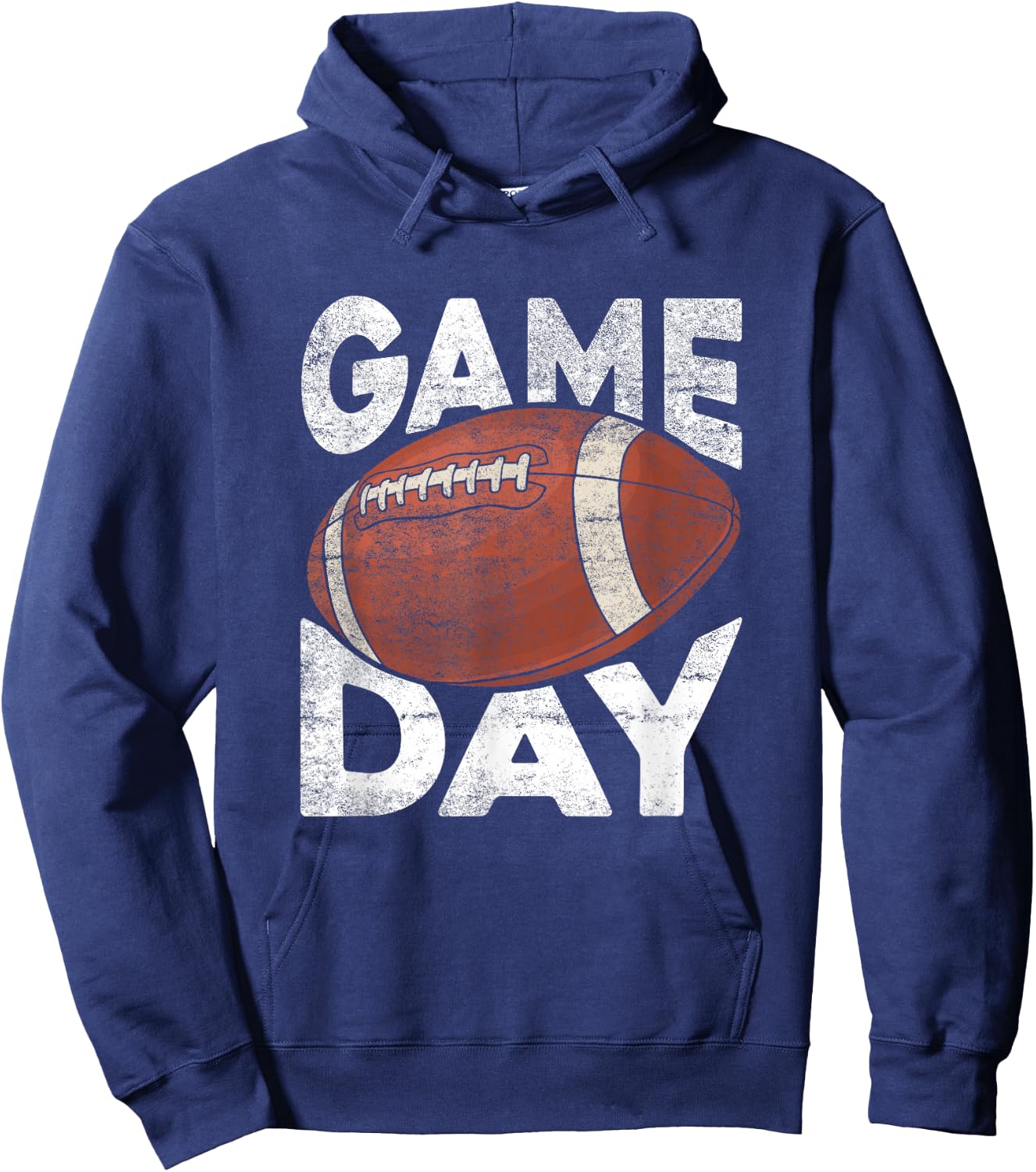 Vintage American Football Game Sports Lover Hoodie - Hoodie | Navy