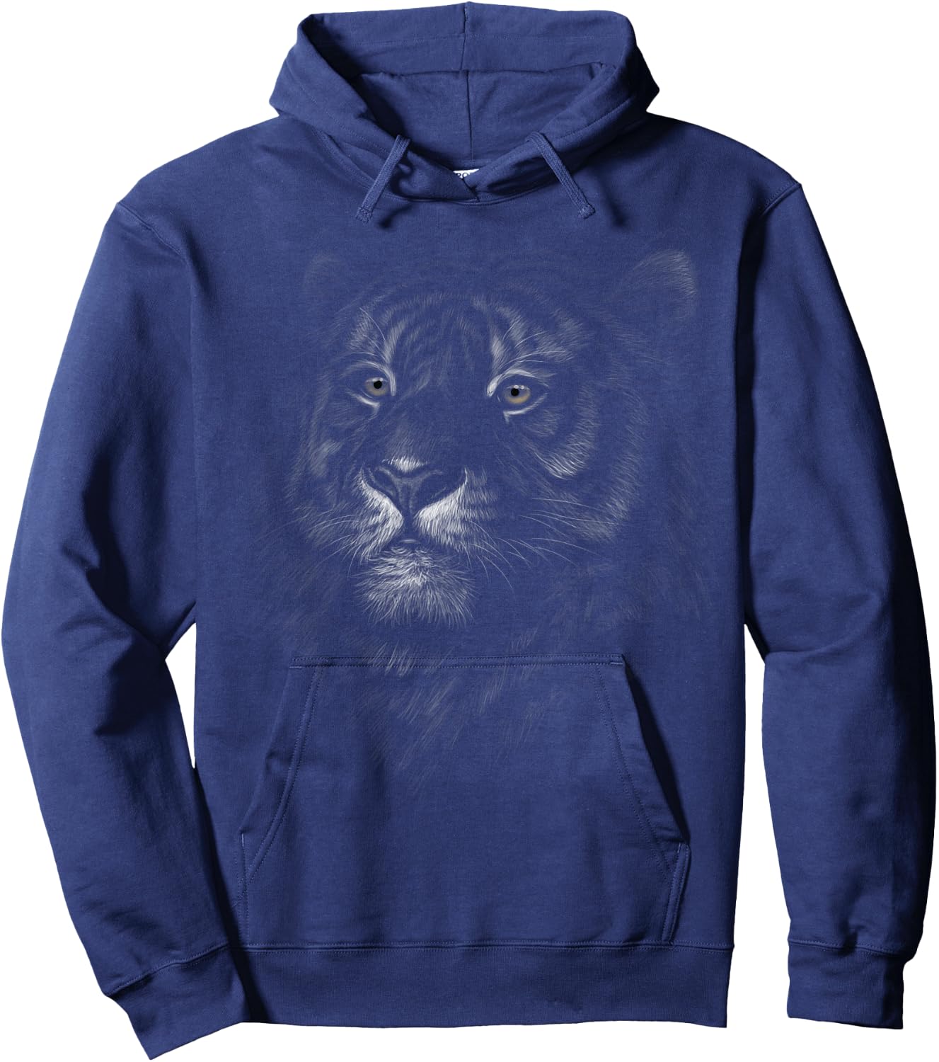 Cute Tiger Head Art Gifts for Lovers Tigers Big Cats Animals Hoodie - Hoodie | Navy