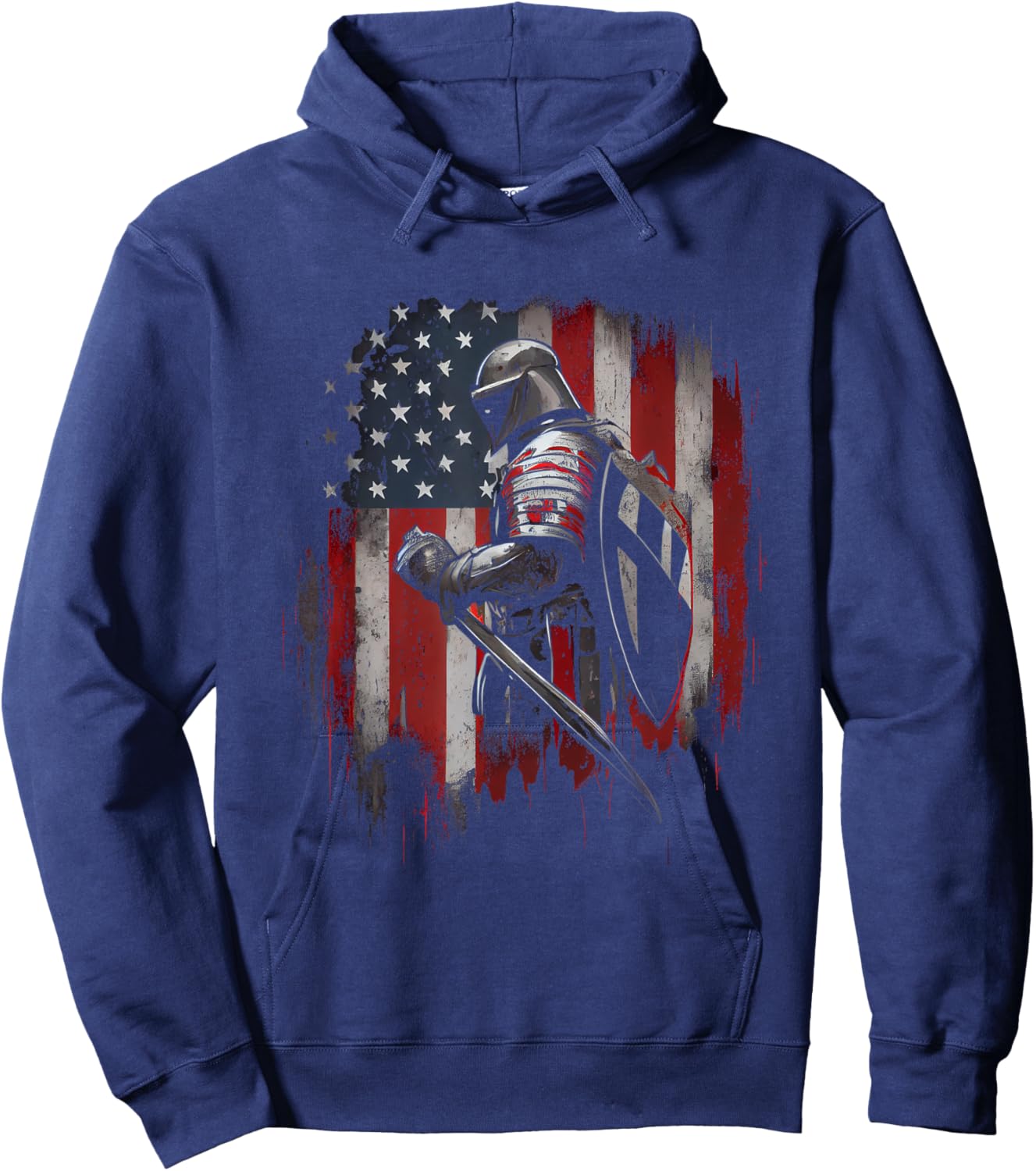 Knight Templar Christian Warrior Of God Crusader Gift Hoodie - Hoodie | Navy