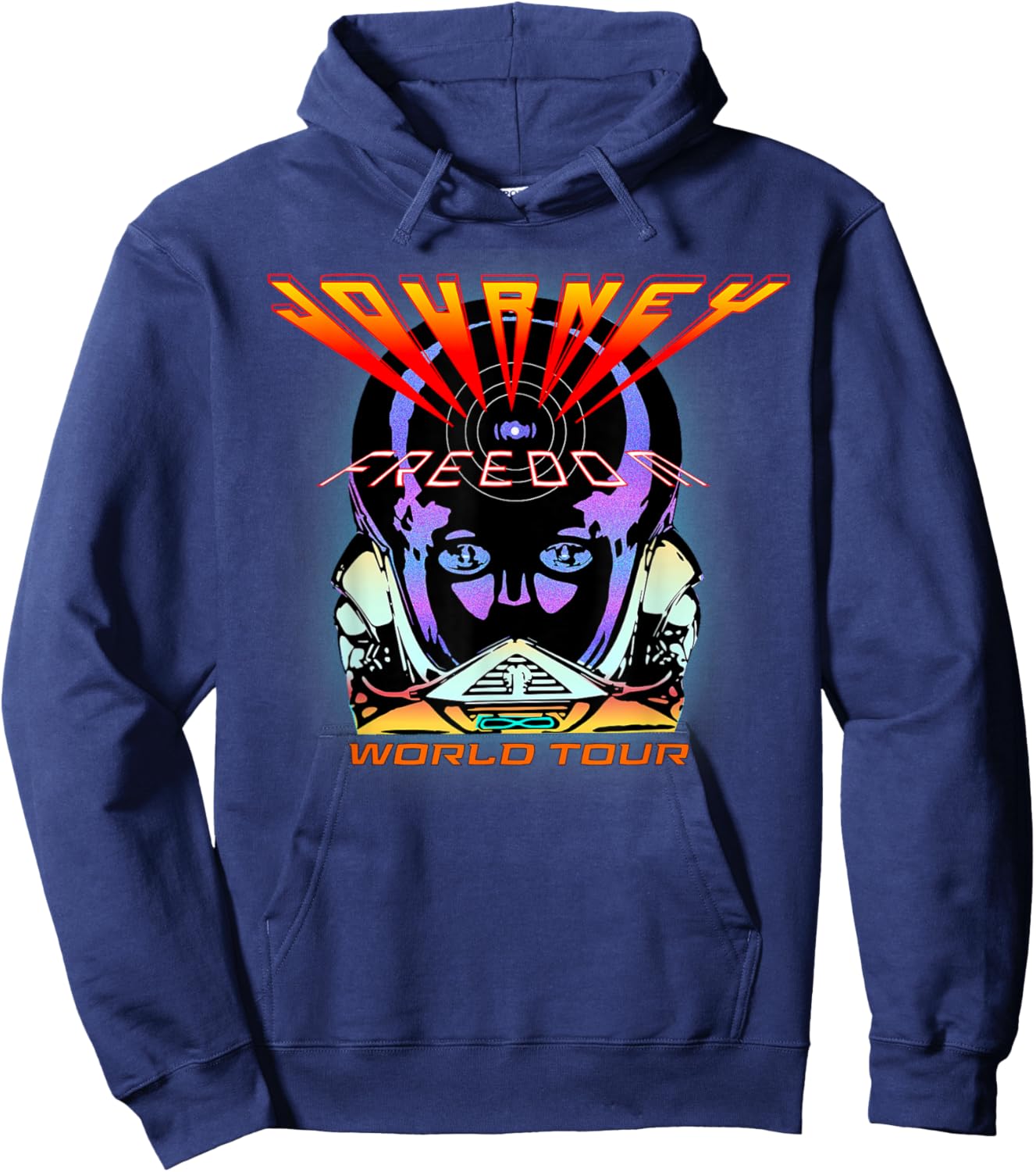 Journey Men's Frontiers Tour , Black, Small Hoodie - Hoodie | Navy