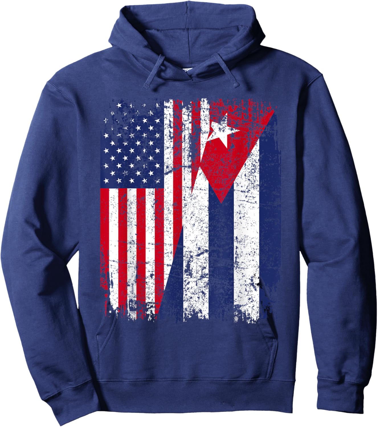 CUBAN American Flag | Men Women Kids | CUBA Hoodie - Hoodie | Navy