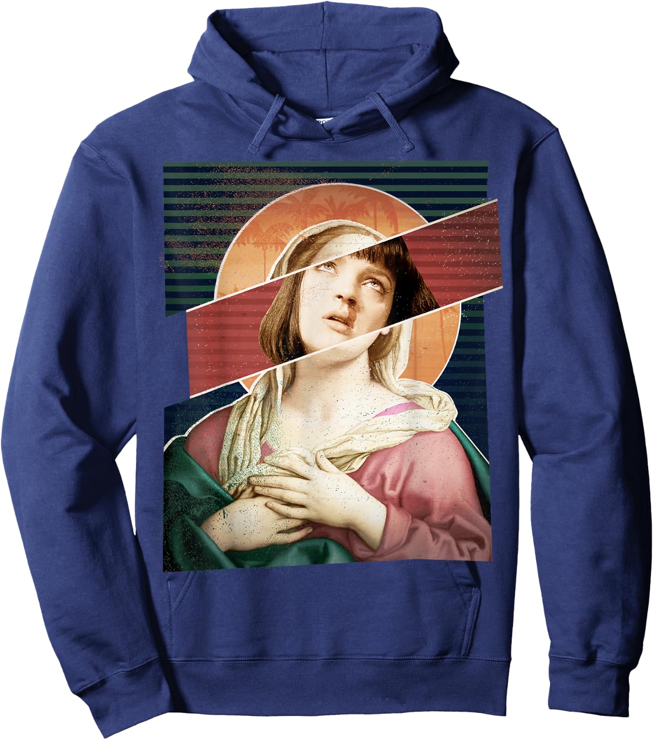 Virgin Mia Wallace Nose Bleed Overdose Icon Gift Hoodie - Hoodie | Navy