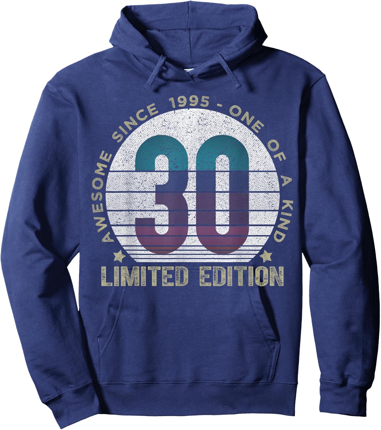 30 Year Old Gifts Vintage 1995 Limited Edition 30th Birthday Hoodie - Hoodie | Navy
