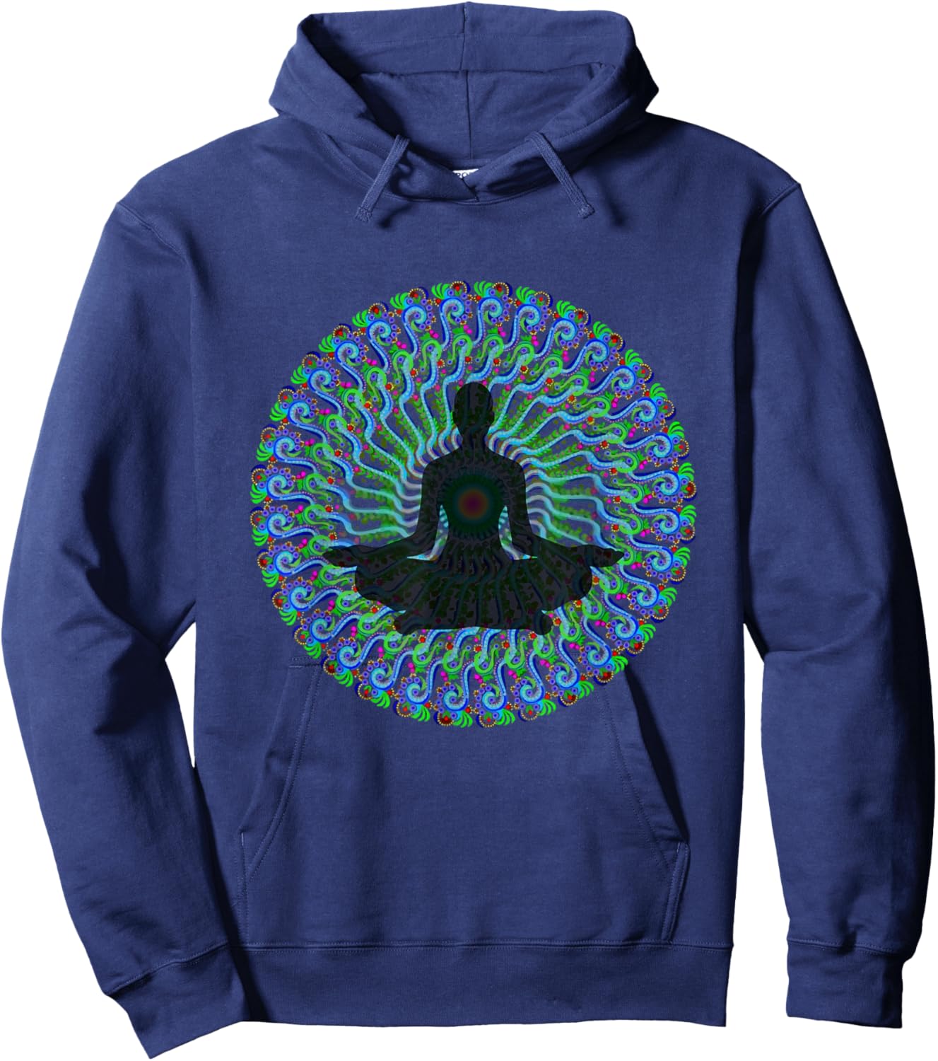 Awesome Ayahuasca Lover DMT Designs - Shaman Style Hoodie - Hoodie | Navy