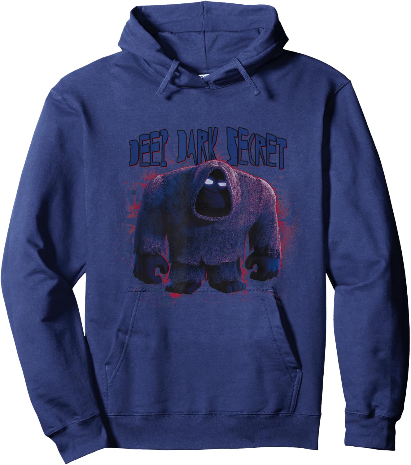 Disney Pixar Inside Out 2 Deep Dark Secret Splash Paint Logo Hoodie - Hoodie | Navy