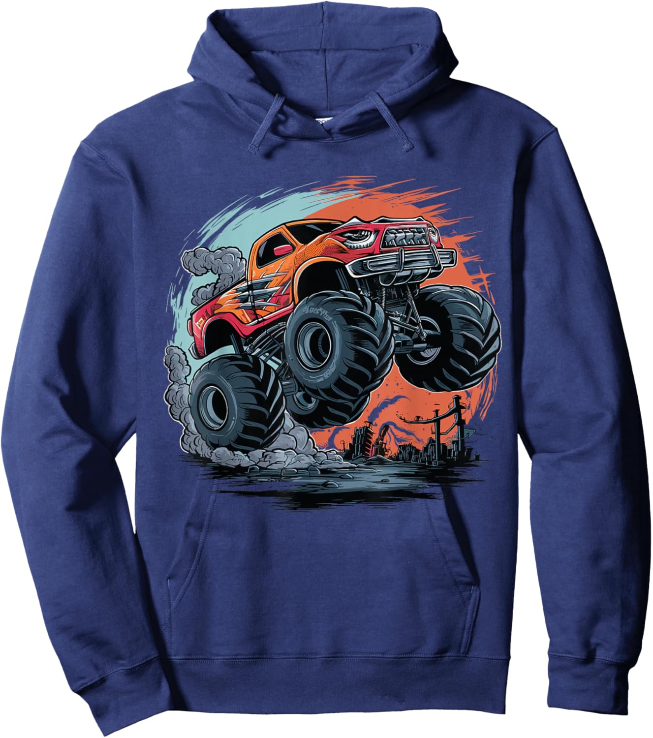 Monster Truck for toddlers Youth & Adults Hoodie - Hoodie | Navy