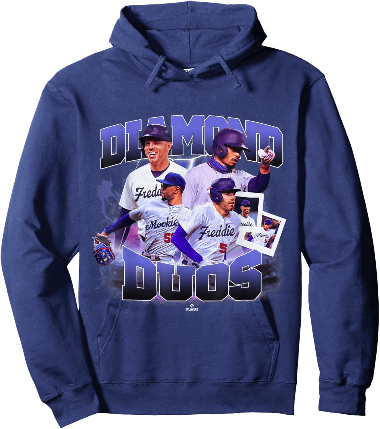 Mookie Betts & Freddie Freeman | LA Duos | MLBDDUO4004 Hoodie - Hoodie | Navy