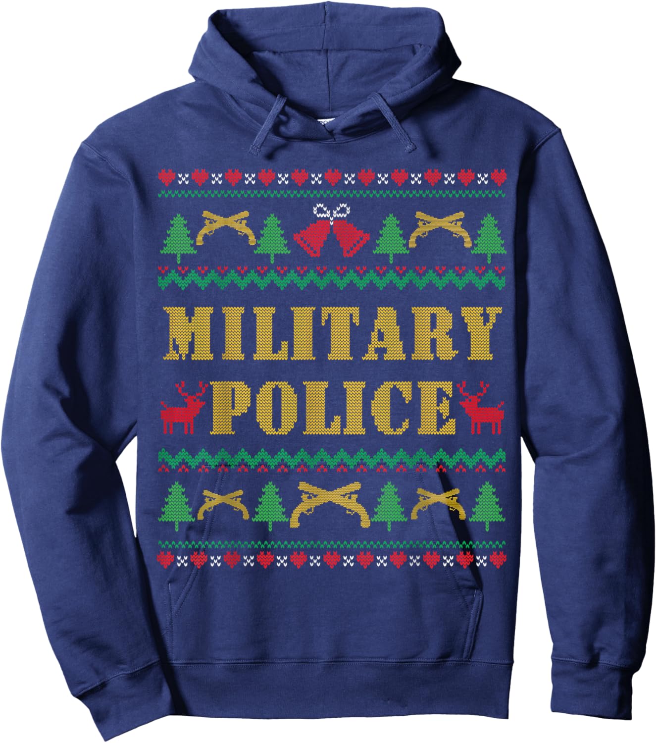 Us Army Military Police Corps Patch MP Insignia Christmas Hoodie - Hoodie | Navy