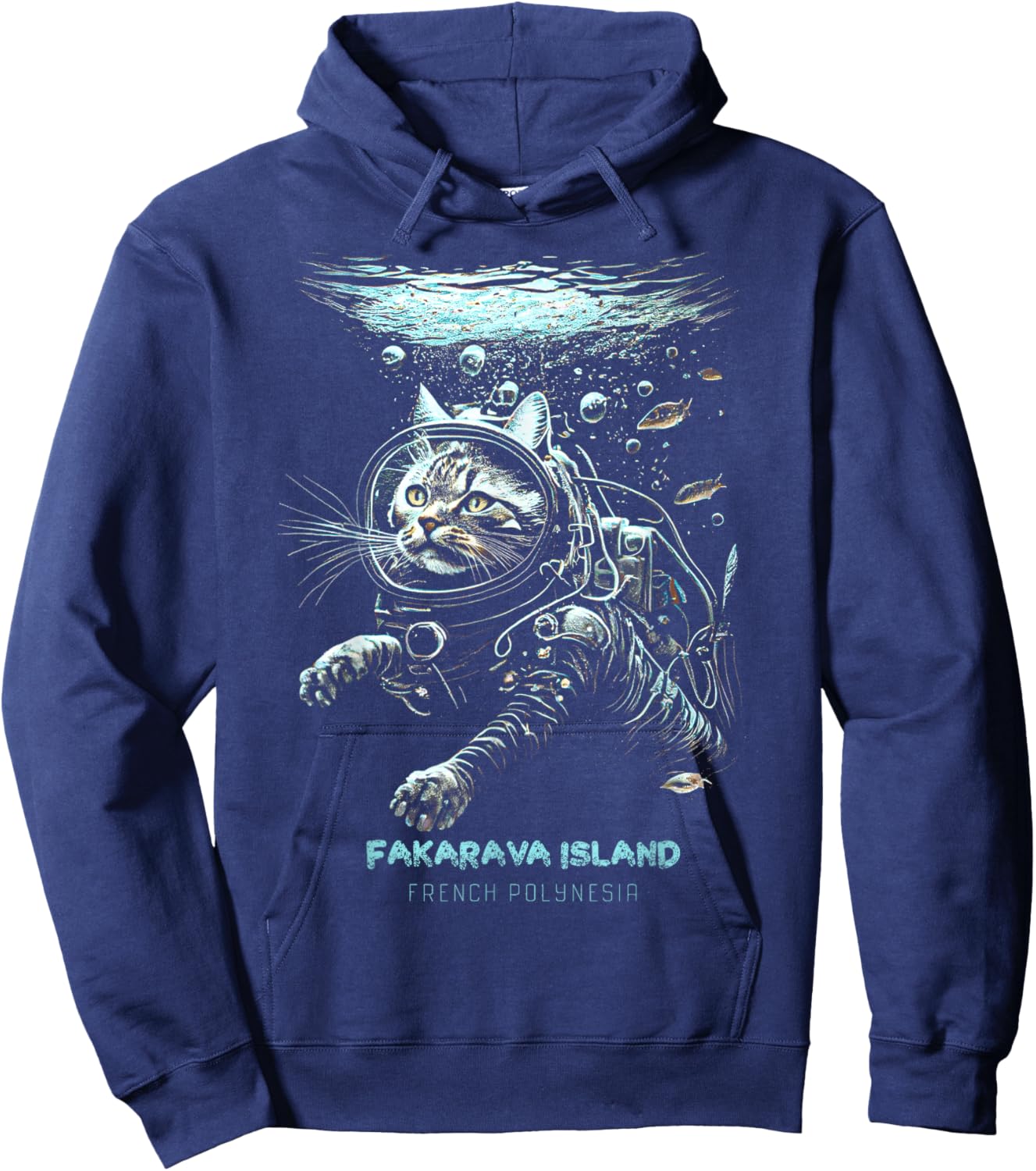 Fakarava Island French Polynesia Hoodie - Hoodie | Navy