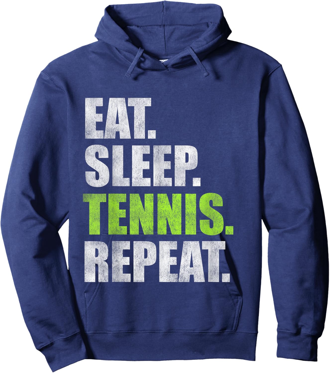 Eat Sleep Tennis Repeat Hoodie - Hoodie | Navy