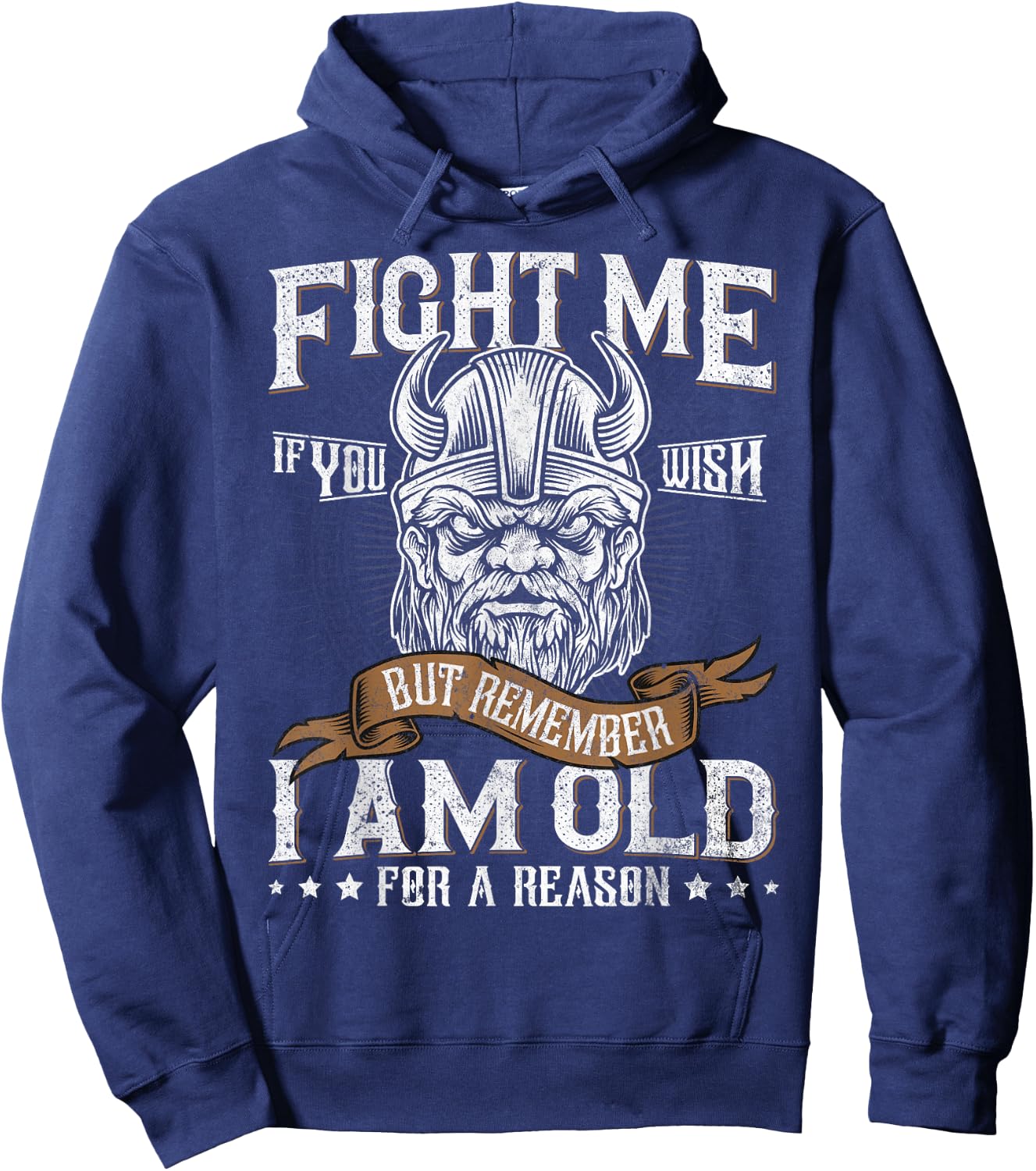 Viking Quote Celtic Symbols Nordic Culture Hoodie - Hoodie | Navy