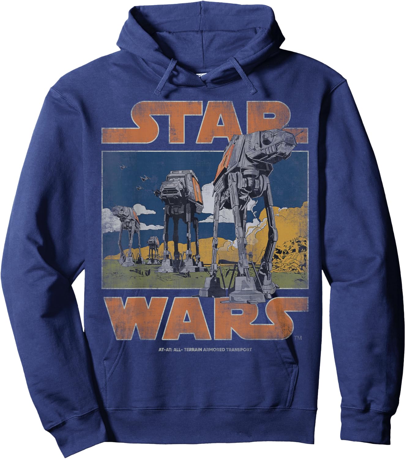 Star Wars AT-AT Walkers Vintage Hoodie - Hoodie | Navy